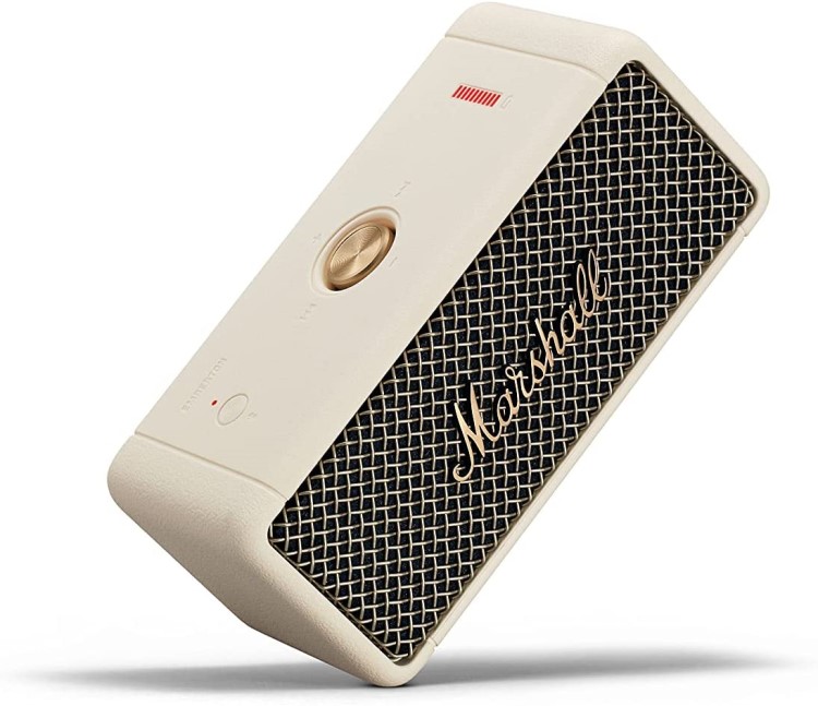 【美品】Marshall ワイヤレススピーカー ホワイトemberton2 アウトドア用スピーカーEmberton IIは、どんな冒険にもパワフル
