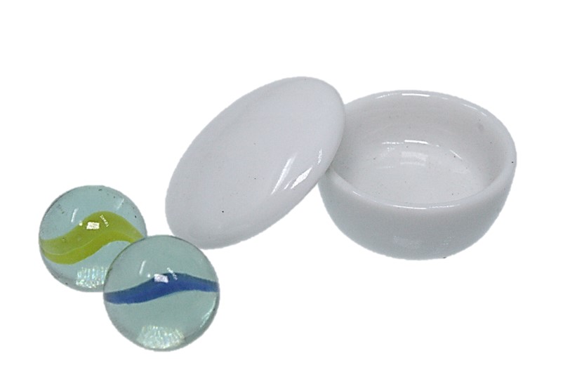 ミニチュア陶器 NO.5サークル蓋物 国内正規品 ミニチュア食器 丸 ACSWEBSHOPオリジナル SALE 91%OFF 丸形 丸型 ドールハウス