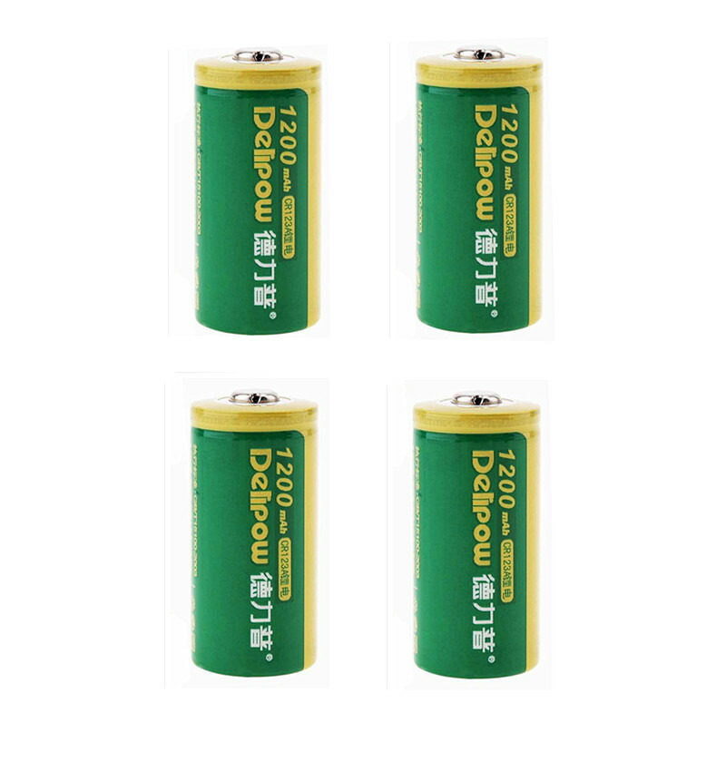 楽天市場】「WASHODO」DELIPOW CR123A リチウム 充電式電池 1本 3.6V 1000mah 16340 充電式電池 高品質ブランド品 （3.7V電池と兼用）「800-0129」 : アクトオートショップ