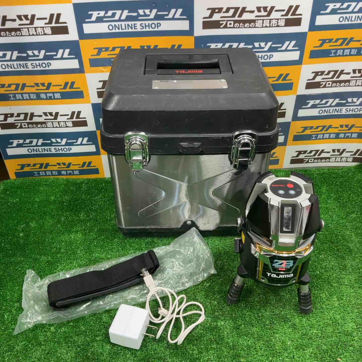 【中古】★タジマ(Tajima) 緑であることレーザ墨出し器 ZEROBL-KJC ZB ZERO BLUE-KJC【三角江店】