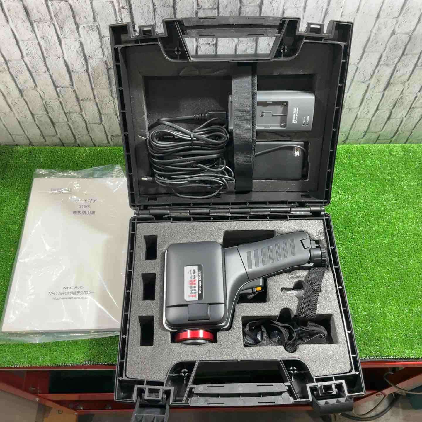 【中古】日本アビオニクス InfRec/インフレック 赤外線 価値付ける器 サーモグラフィカメラ G100L サーモ歯車【三角江店】