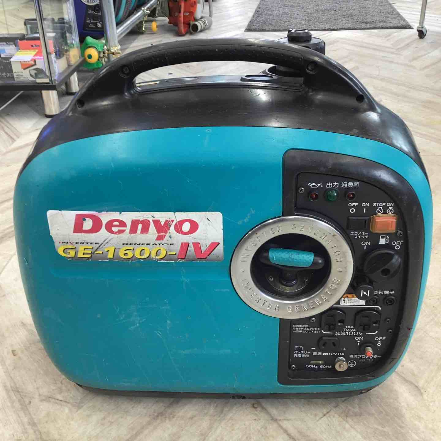 【中古】★デンヨー(Denyo) 発生機 GE-1600SS-IV【草加店】 ガソリン発電機-DIY・工具-発電機・ポータブル電源