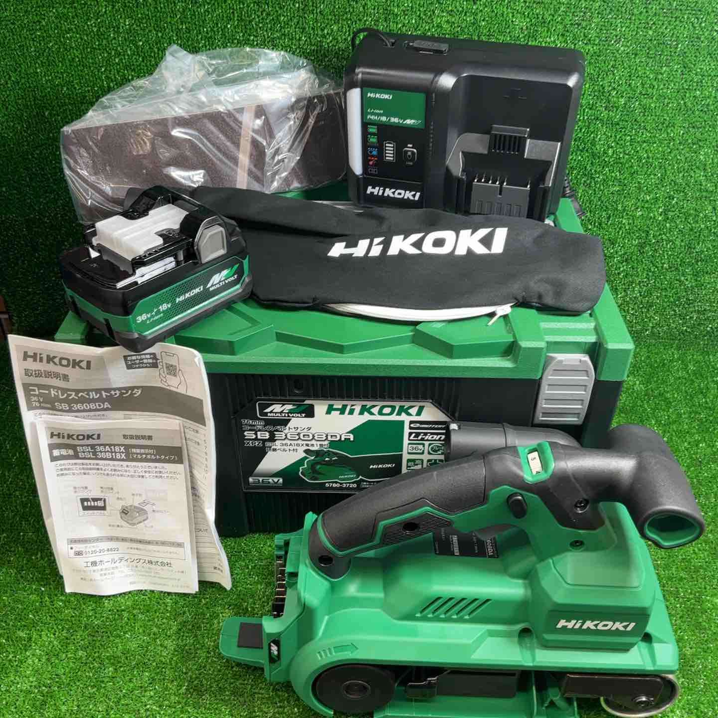 【新古】★ハイコーキ(HIKOKI ※旧:日立工機) コードレスベルトサンダー SB3608DA(XPZ)【川崎店】