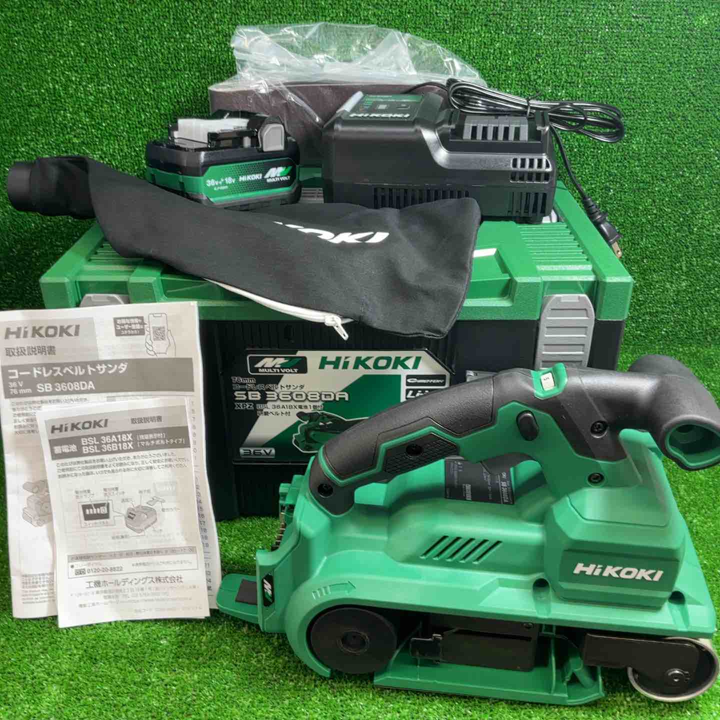 【新古】★ハイコーキ(HIKOKI ※旧:日立工機) コードレスベルトサンダー SB3608DA(XPZ)【川崎店】