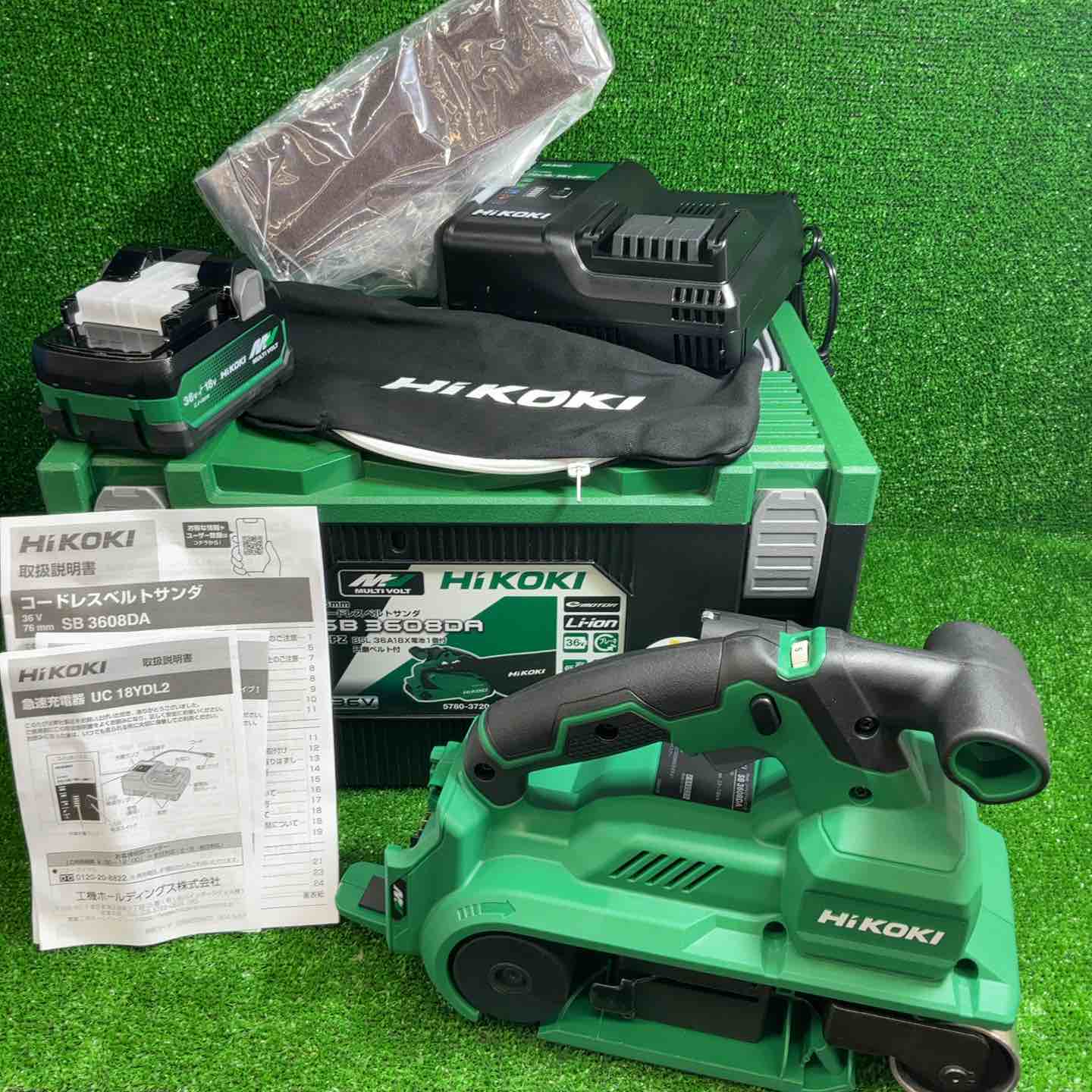 【新古】★ハイコーキ(HIKOKI ※旧:日立工機) コードレスベルトサンダー SB3608DA(XPZ)【川崎店】