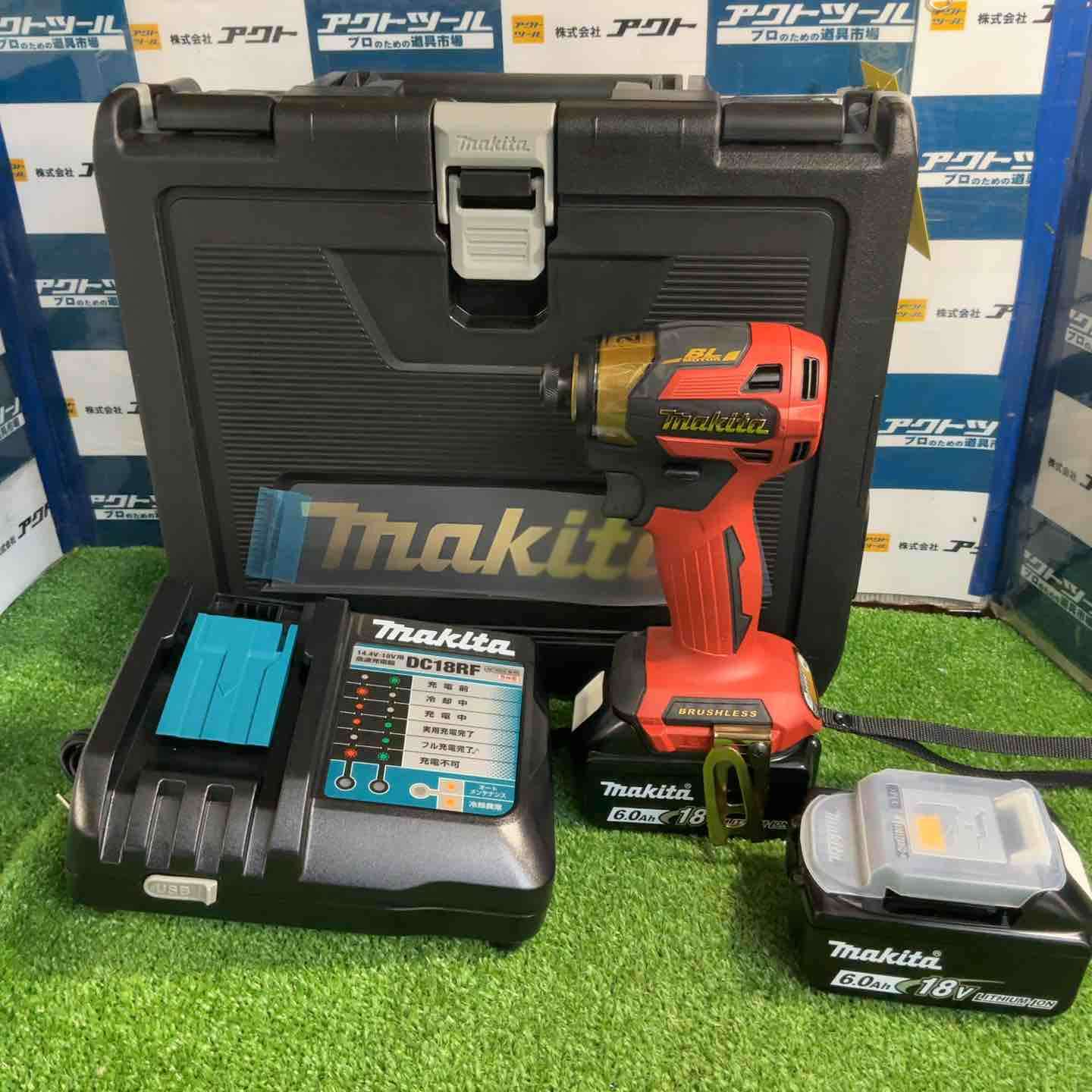 【新古】★マキタ(makita) コードレスインパクトドライバー TD173DGXPR LXT20周年不死化制限事項色合い 割り増し金赤いこと【岩槻店】