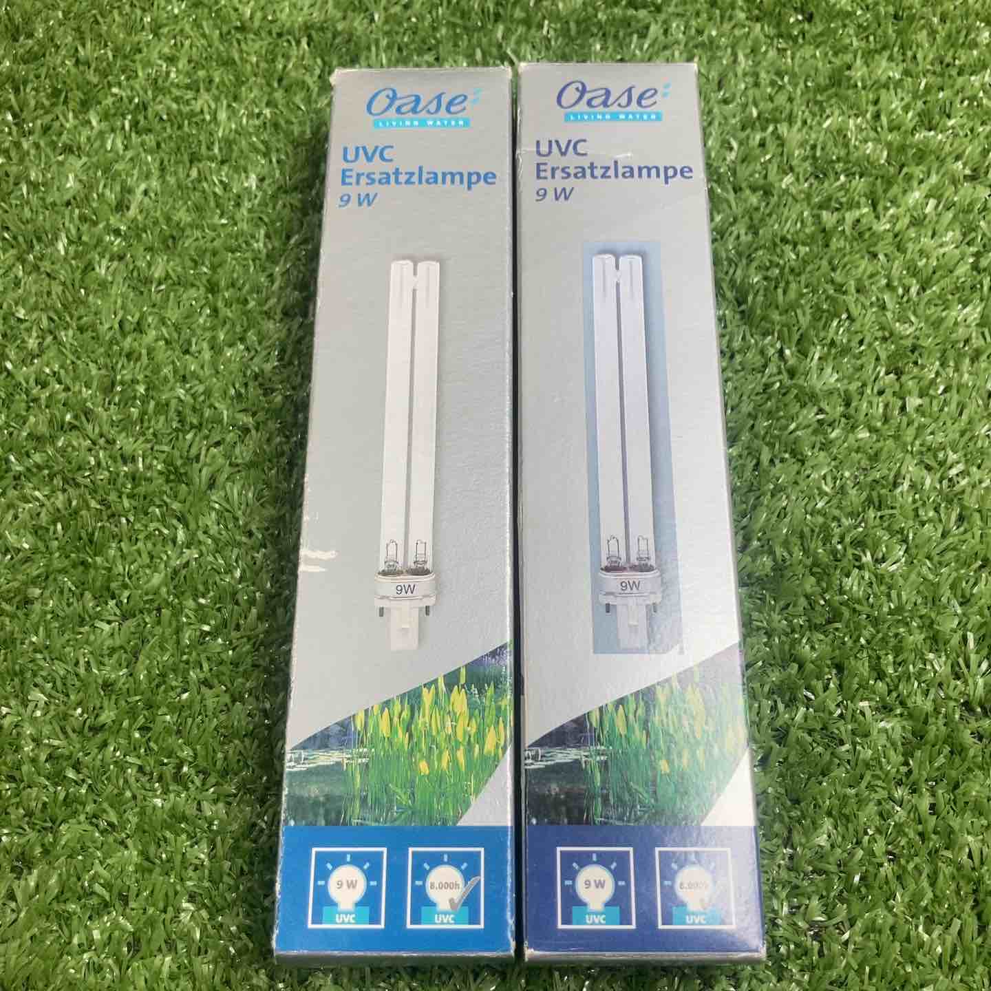 【中古】oase フィルトクリアー6000用 取り替えっこ照明ランプ9W 2個書き割り【川崎店】