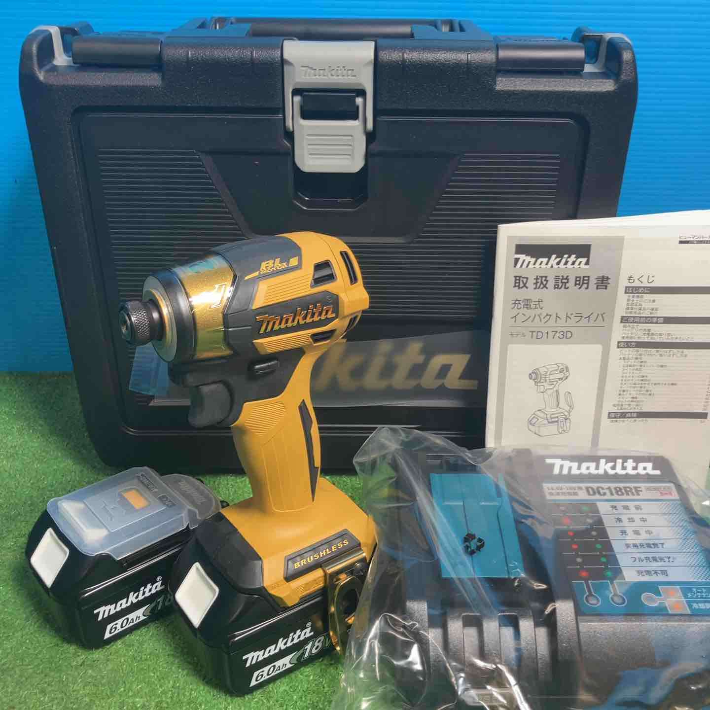 【新古】☆マキタ(makita) コードレスインパクトドライバー TD173DGXPY LTX20周年制限事項色 割り増し金黄色【岩槻店】