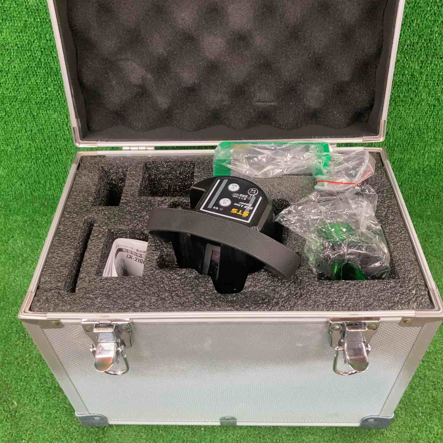 【中古】STS 緑であることレーザ墨出器 CR-210G【川崎店】