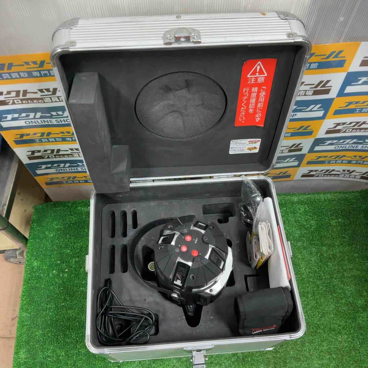 【中古】タジマ Tajima 高明快さレーザ墨出器 NAVIテラ ML1ONーKJC 受光器付【草加店】