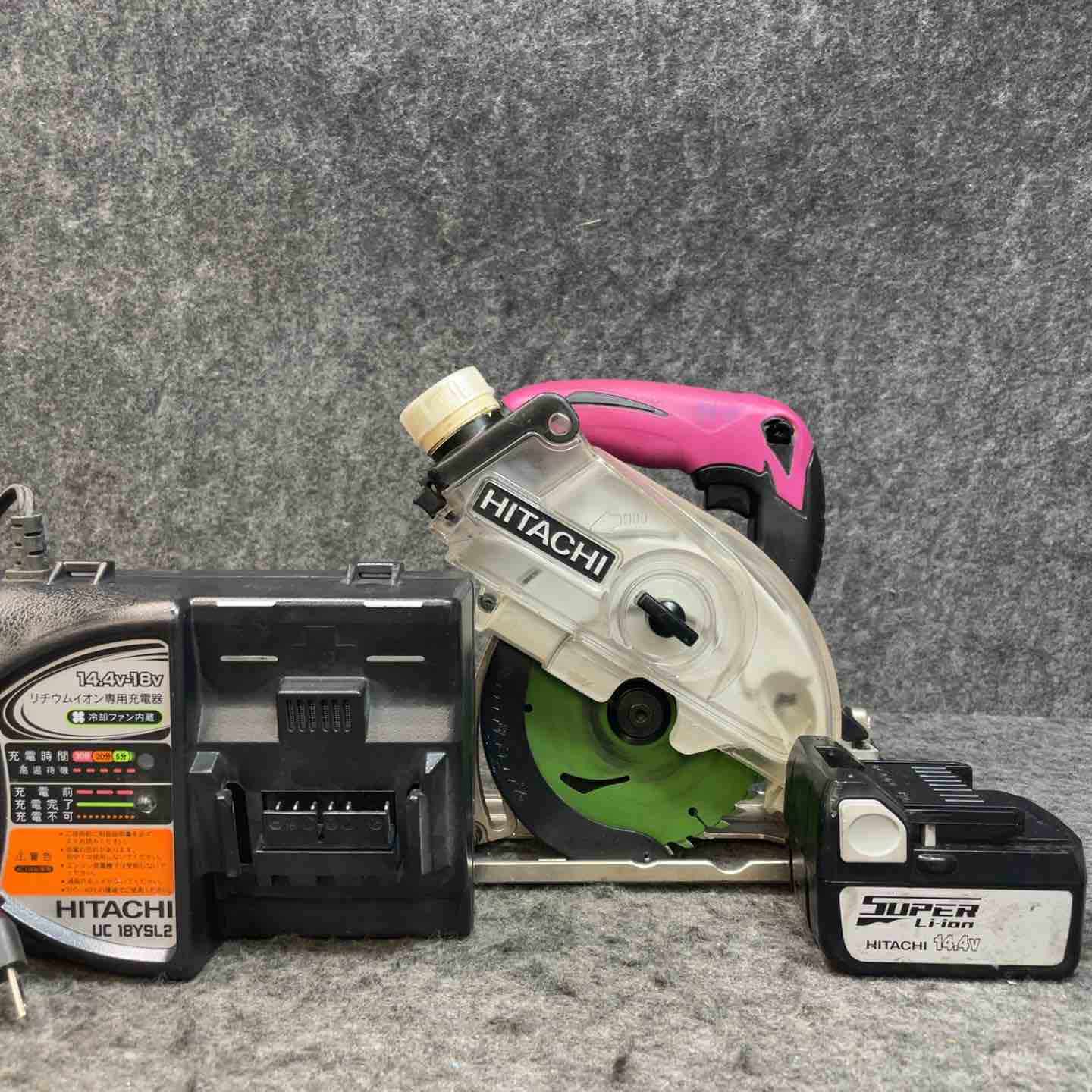 【中古】ハイコーキ(※旧:日立工機) コードレス集じん丸のこ C14DYSL2(LSCK)(R)【桶川店】