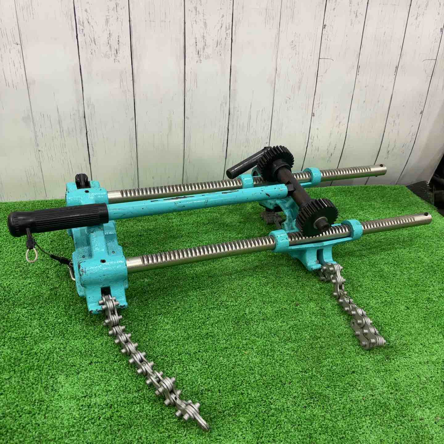 【中古】◇MCC(松阪鉄工所) 塩ビ管差し入れる機 150 PIS-150【三角江店】