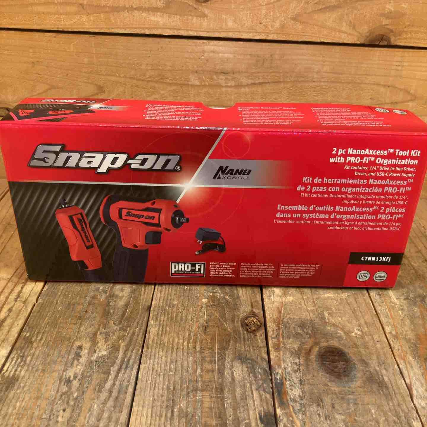 【新古】スナップオン1/4 ナノアクセスツールキット (小型申し受ける式１番ウッド2種書き割り)CTNN13KFJ【所沢店】