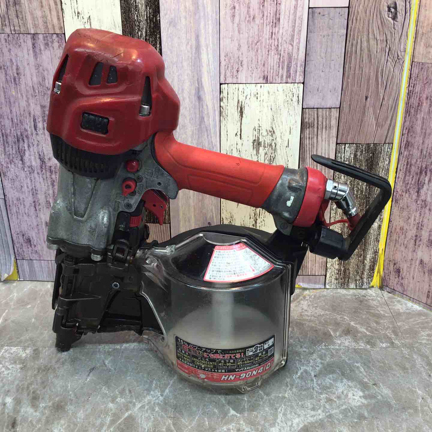 【中古】★マックス(MAX) 高圧エア湖釘打ち機 HN-90N4(D)【八潮店】