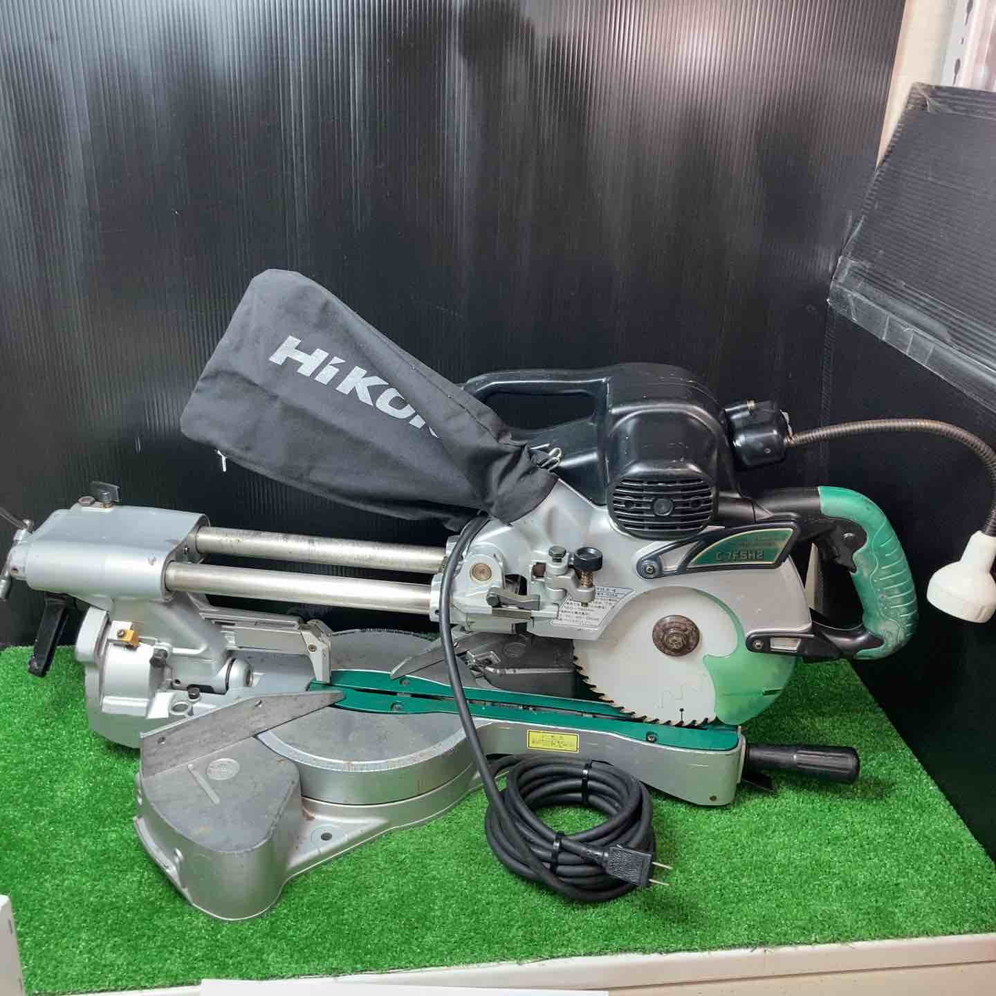 【中古】◇ハイコーキ(HIKOKI ※旧:日立工機)  卓上横すべり丸ノコ C7FSH2【岩槻店】 花・ガーデン・DIY-DIY・工具