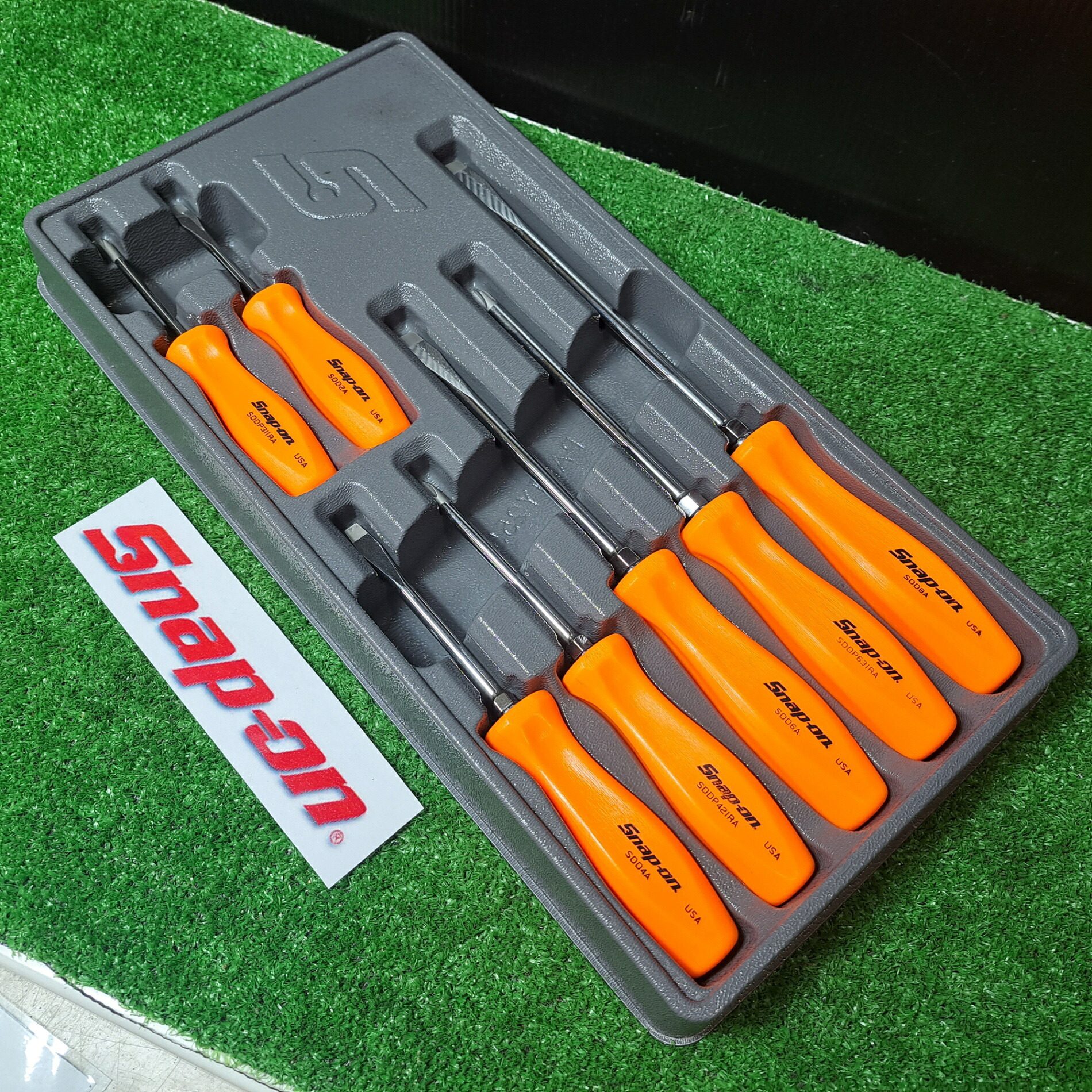 【中古】◇スナップオン(Snap-on) 螺子釘１番ウッド仕掛ける SDDX70AO 7天下太平 オレンジ色 旧手持ち部分【岩槻店】