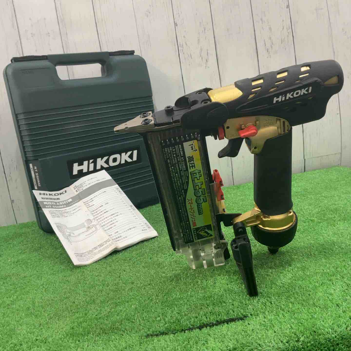 【中古】★ハイコーキ(HIKOKI ※旧:日立工機) 高圧フィニッシュネイラ NT55HM2【三角江店】