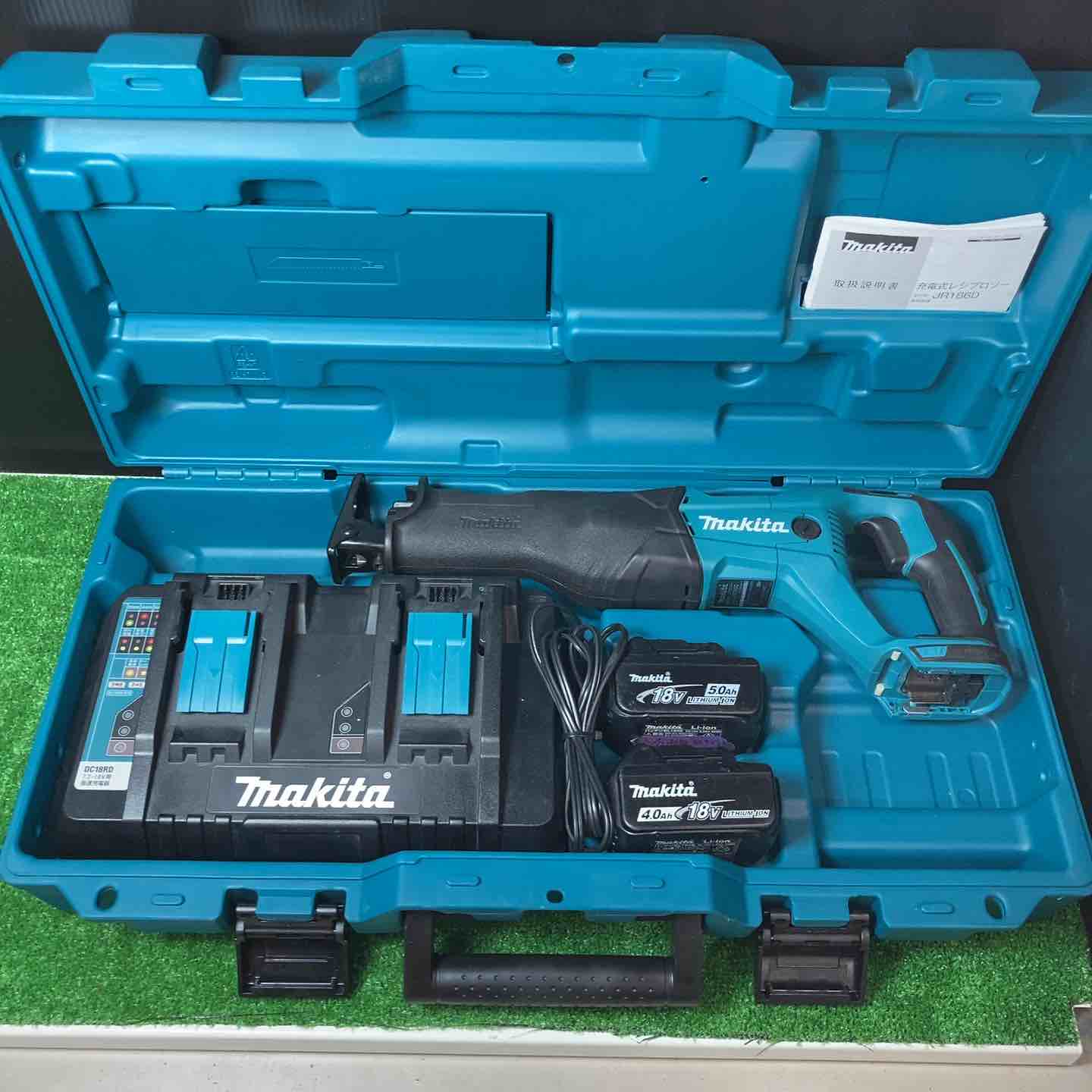 【中古】★マキタ(makita) コードレスレシプロソー JR186DRGX 2口申し受ける器・18V5.0Ah・4.0Ah乾電池1個ずつ付き！【岩槻店】