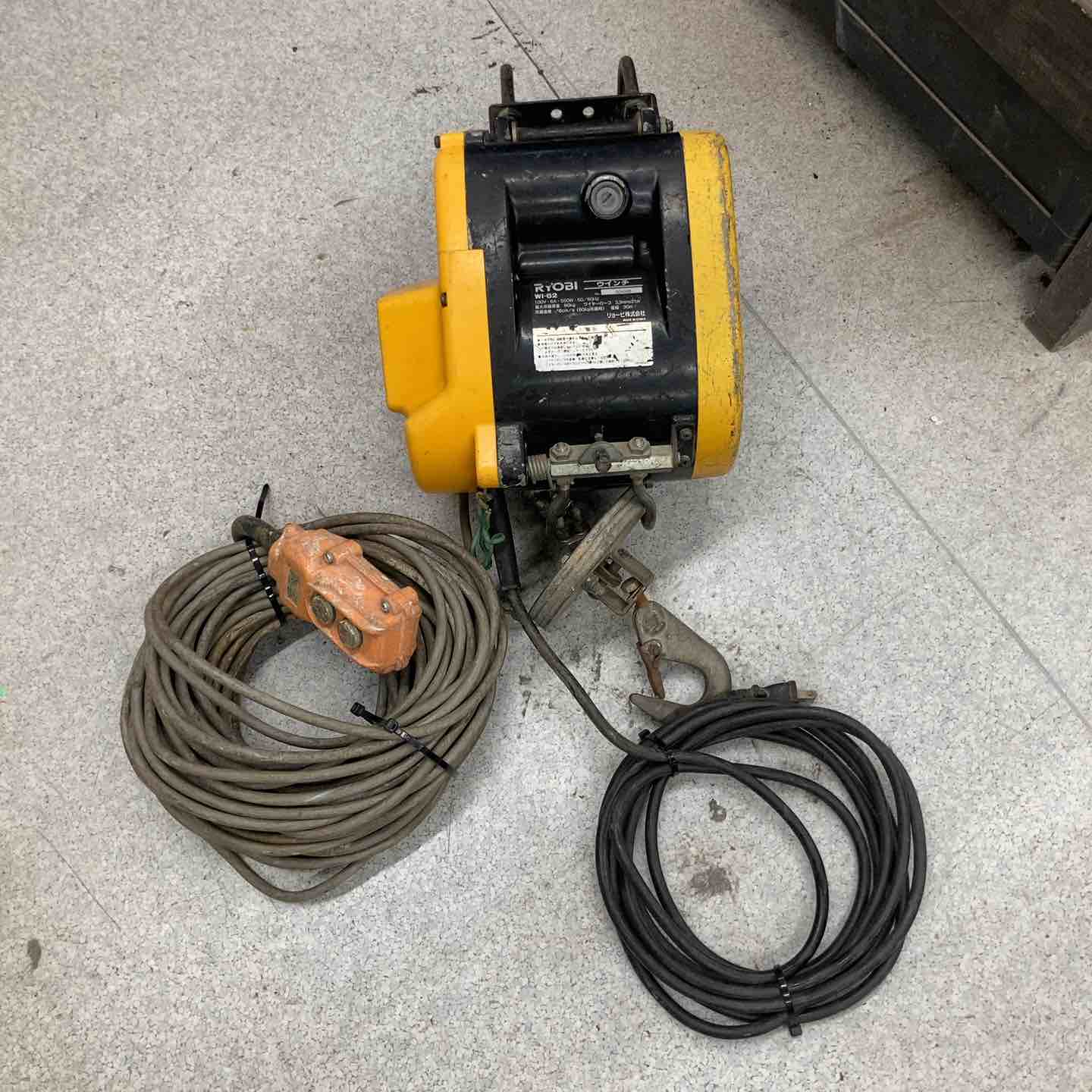 【中古】★リョービ(RYOBI) ウインチ(3.3mm&times;31m付) WI-62【八潮店】｜アクトツール店