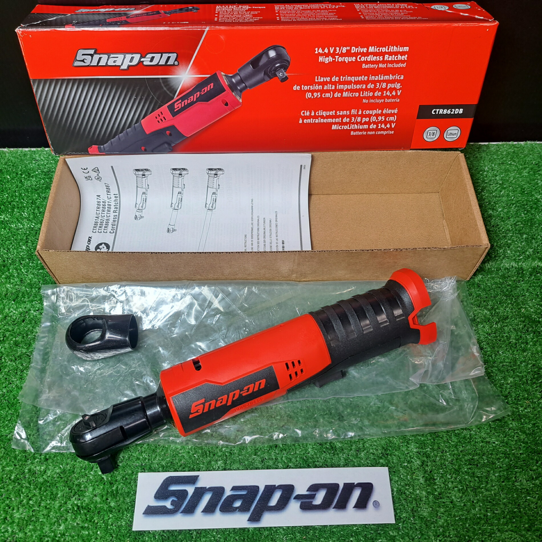 【新古】▲Snap-on スナップオン 14.4V コードレスラチェット CTR862DB 本体のみ【岩槻店】