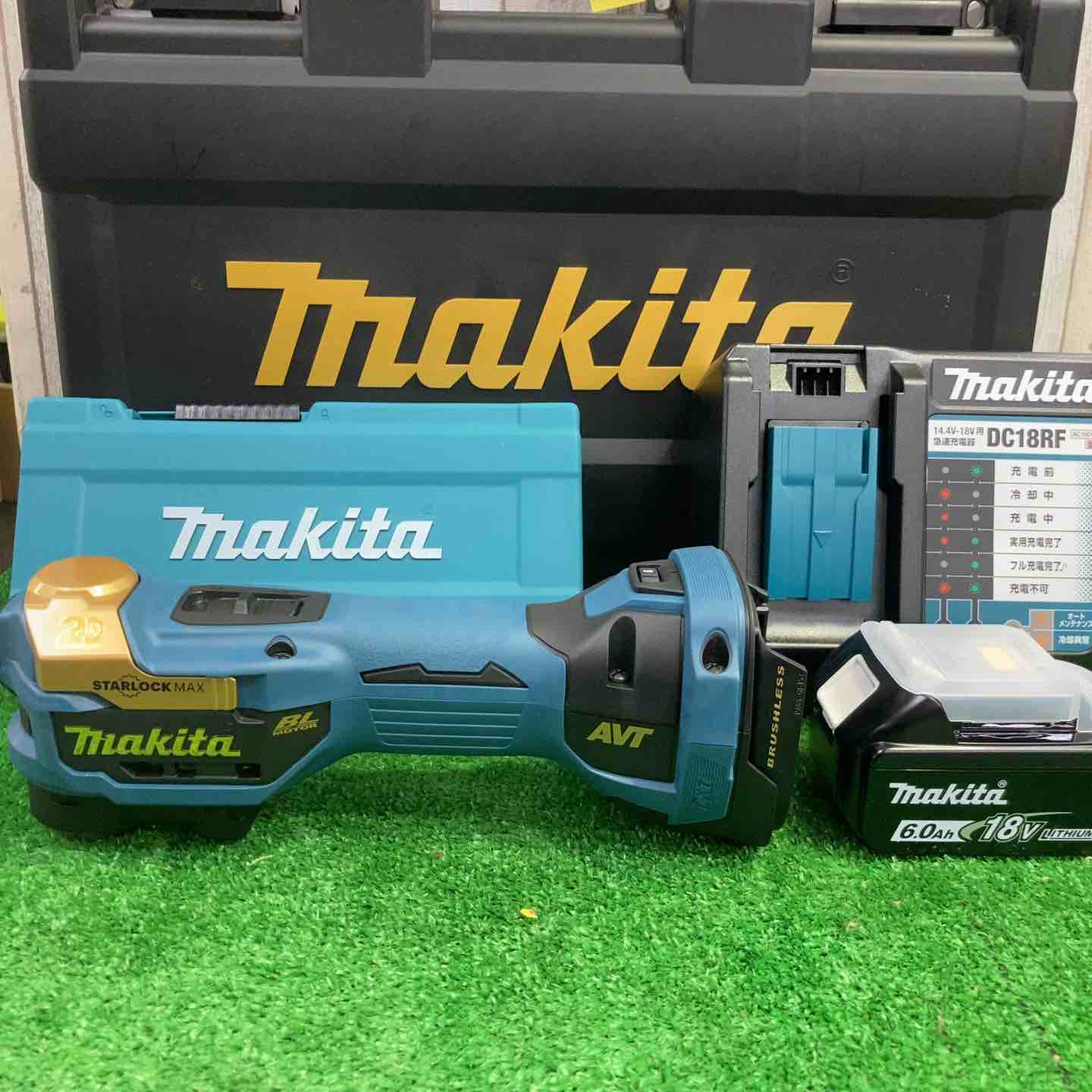 【新古】★マキタ(makita) コードレスマルチツール TM52DRGPB LXT20周年祝する押さえる色つや 割り増し金青み【町田店】
