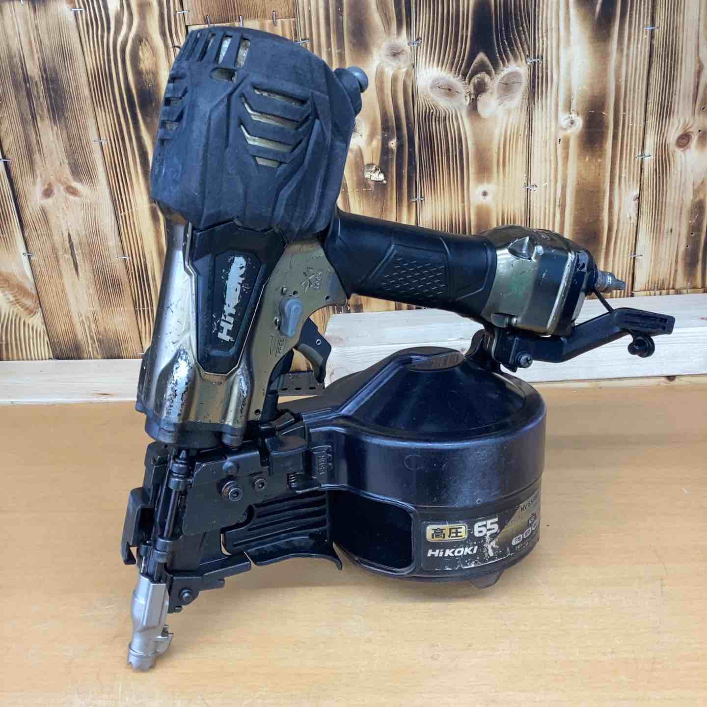 【中古】★ハイコーキ(HIKOKI ※旧:日立工機) 高圧大気圏釘打ち機 NV65HR2(S)【越谷店】