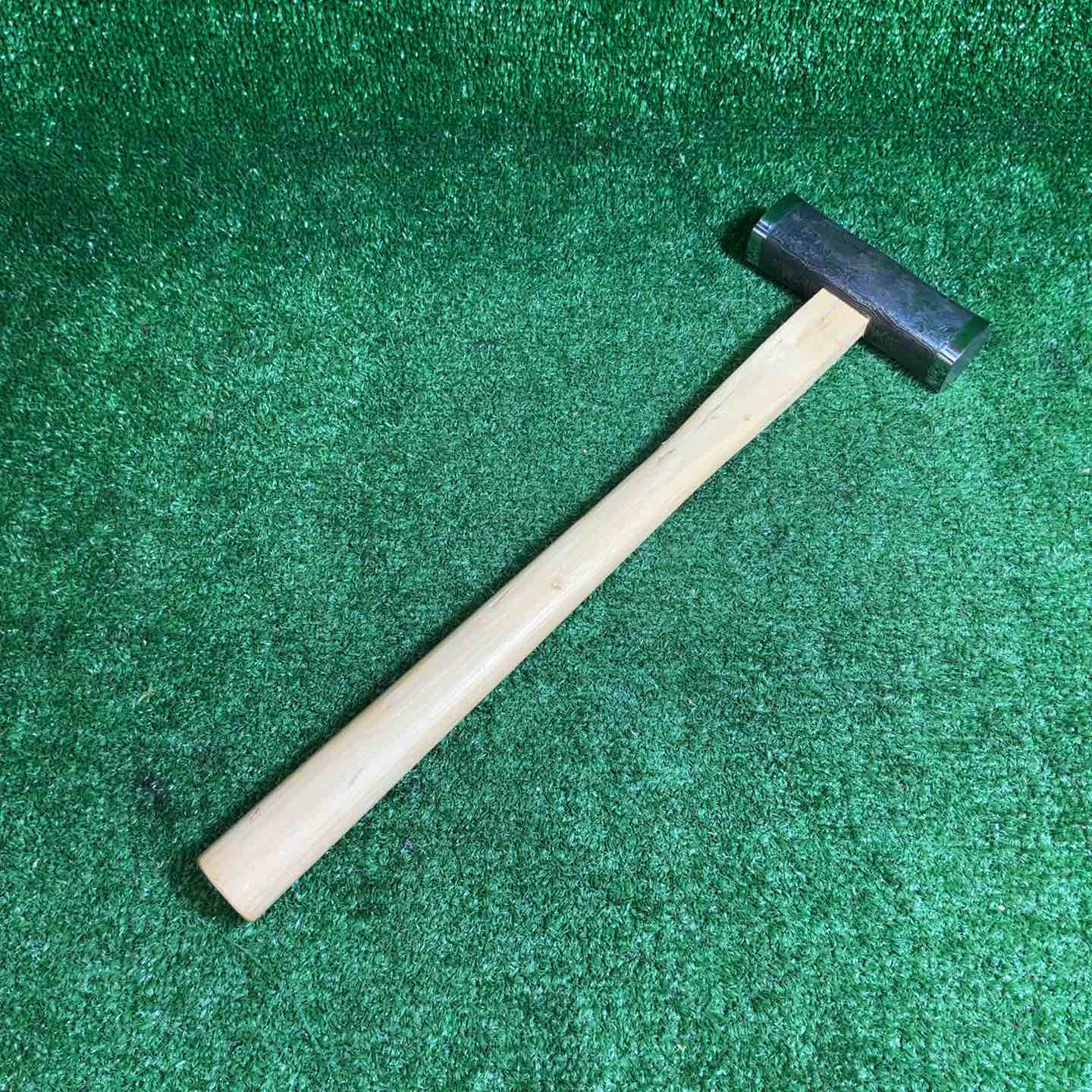 【中古】良心のとがめ斎正行 金鎚 真四角 鋼付 黒木目 150匁 グミ柄【藤沢店】