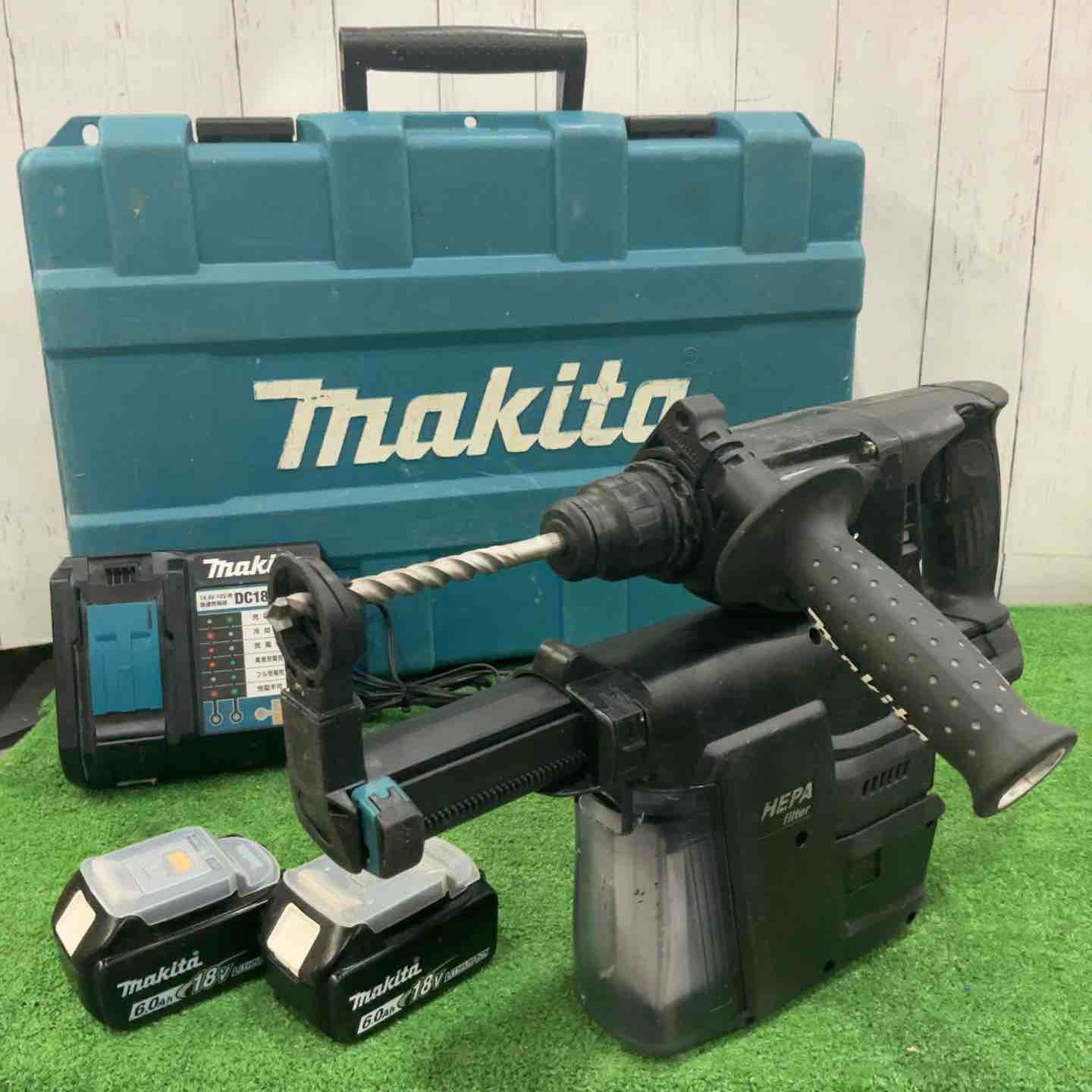 【中古】★マキタ(makita) コードレスハンマドリル HR244DRGXV 18V フルセット 動くこと突きとめる済【三角江店】