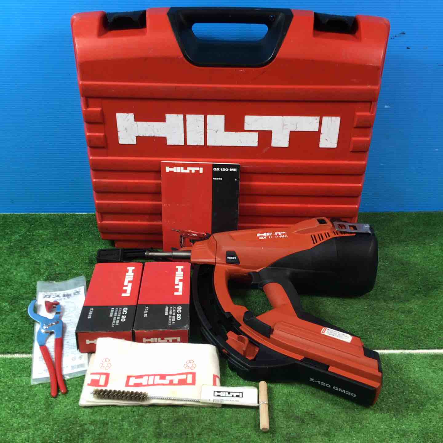 【中古】◇ヒルティ(HILTI) 屁っ放り式鋲打機 GX120-ME 灯し火・機械類とり備える用 いの一番絶無【岩槻店】