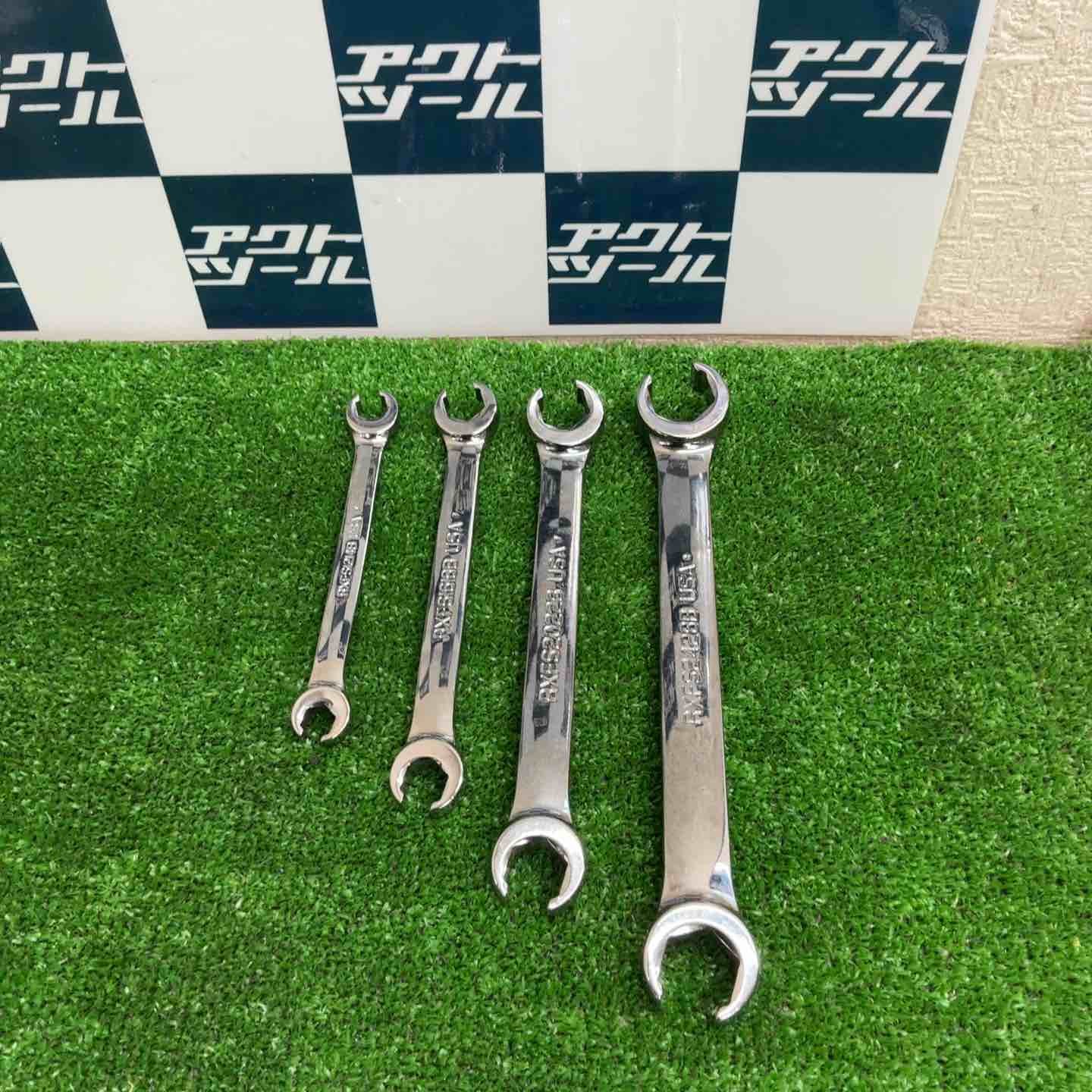 【中古】スナップオン(Snap-on) ダブルフレアナットレンチ RXFS 4点セット RXFS2428B/2022B/1618B/1214B【草加店】|アクトツール店