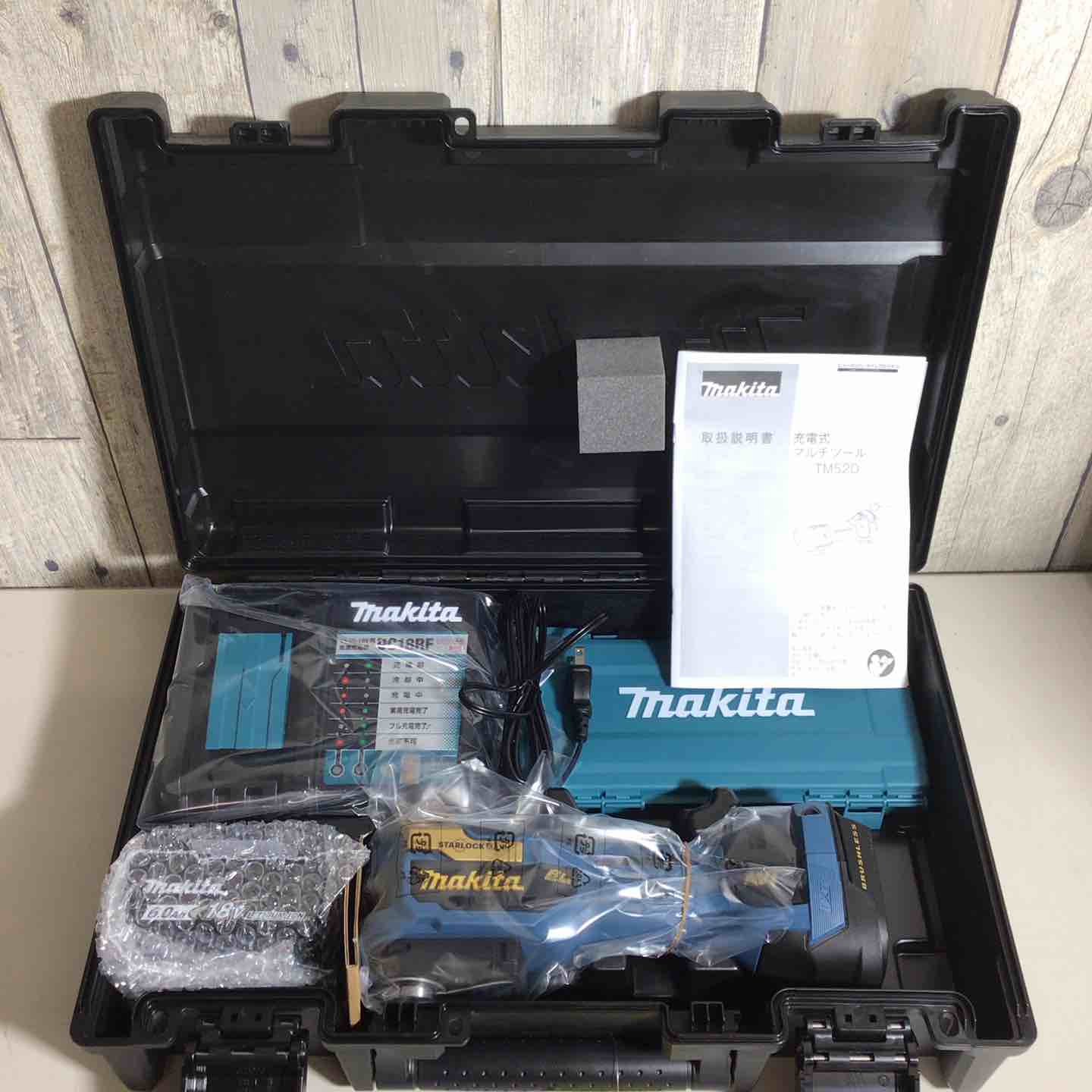 【新古】 マキタ makita コードレス マルチ手道具 TM52DRGPB LXT20周年祝する押さえる色つや 割り増し金青み 20周年 【戸田店】