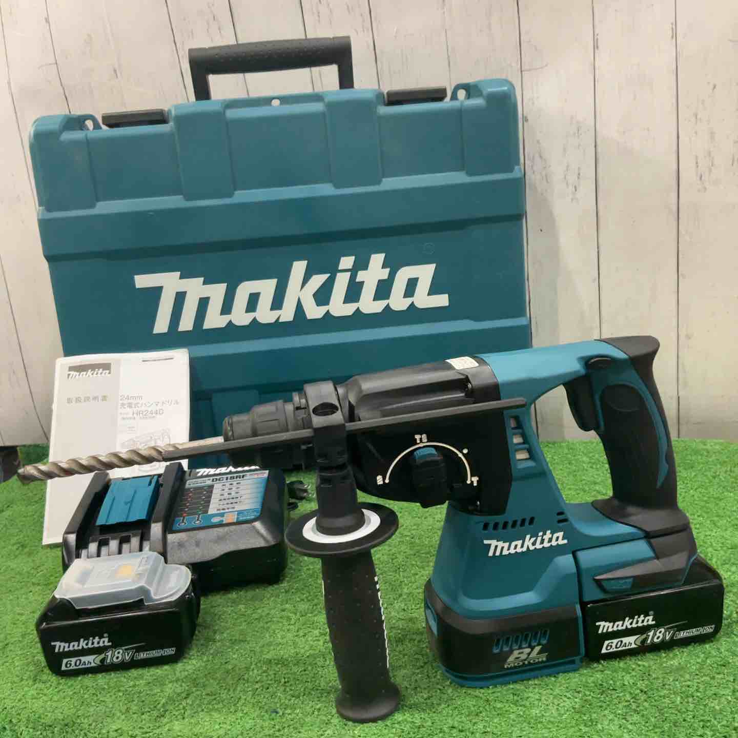 【中古】★マキタ(makita) コードレスハンマドリル HR244DRGX 18V フルセット 動くこと突きとめる済【三角江店】