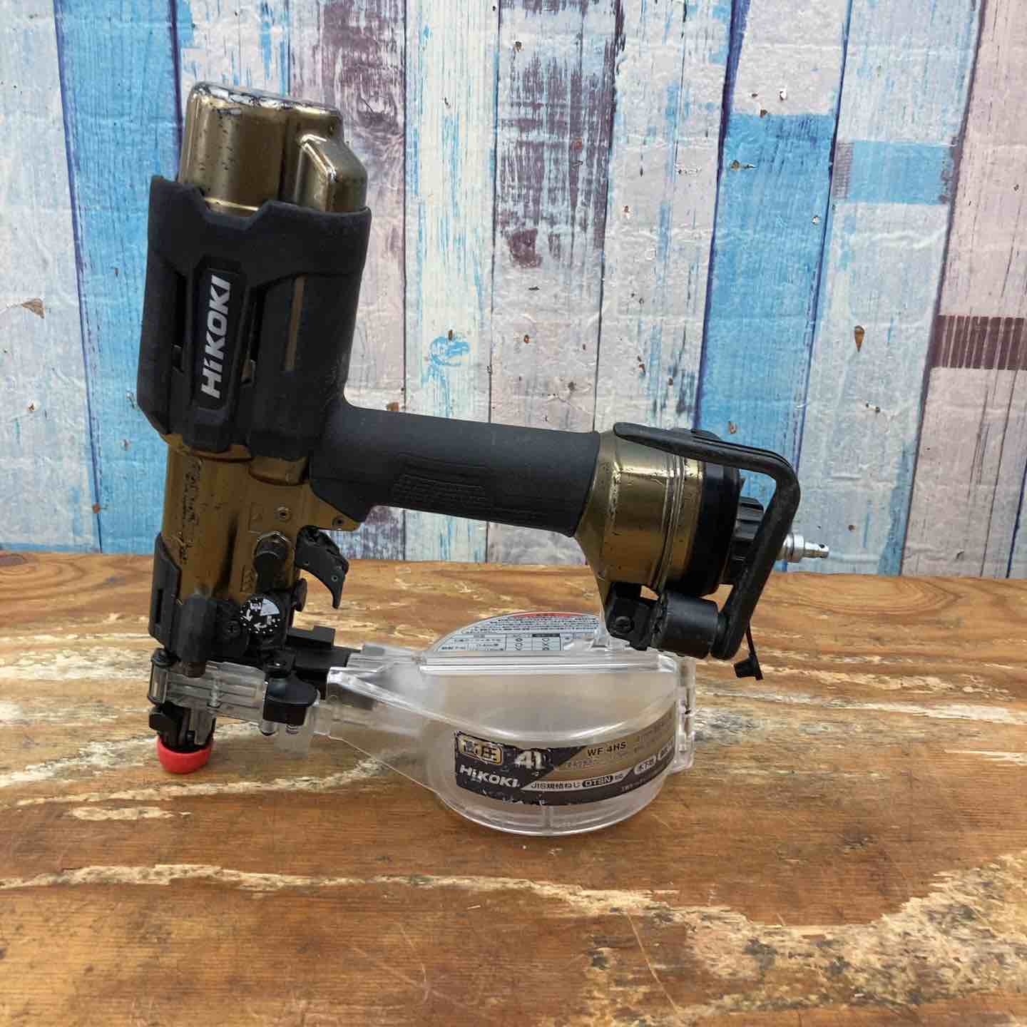 【中古】★ハイコーキ(HIKOKI ※旧:日立工機) 高圧エア湖螺旋釘打ち機 WF4HS【柏店】