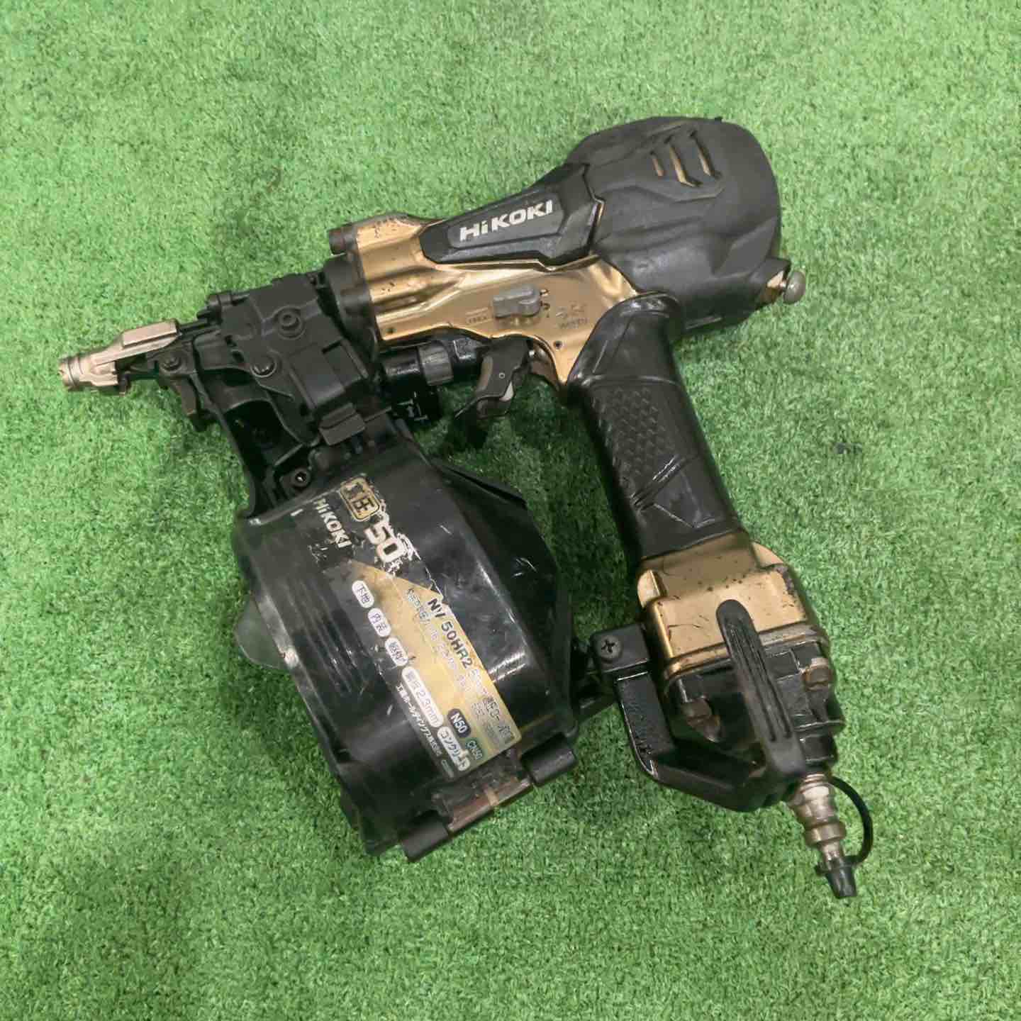 【中古】★ハイコーキ(HIKOKI ※旧:日立工機) 高圧大気圏釘打ち機 NV50HR2(N)【八潮店】