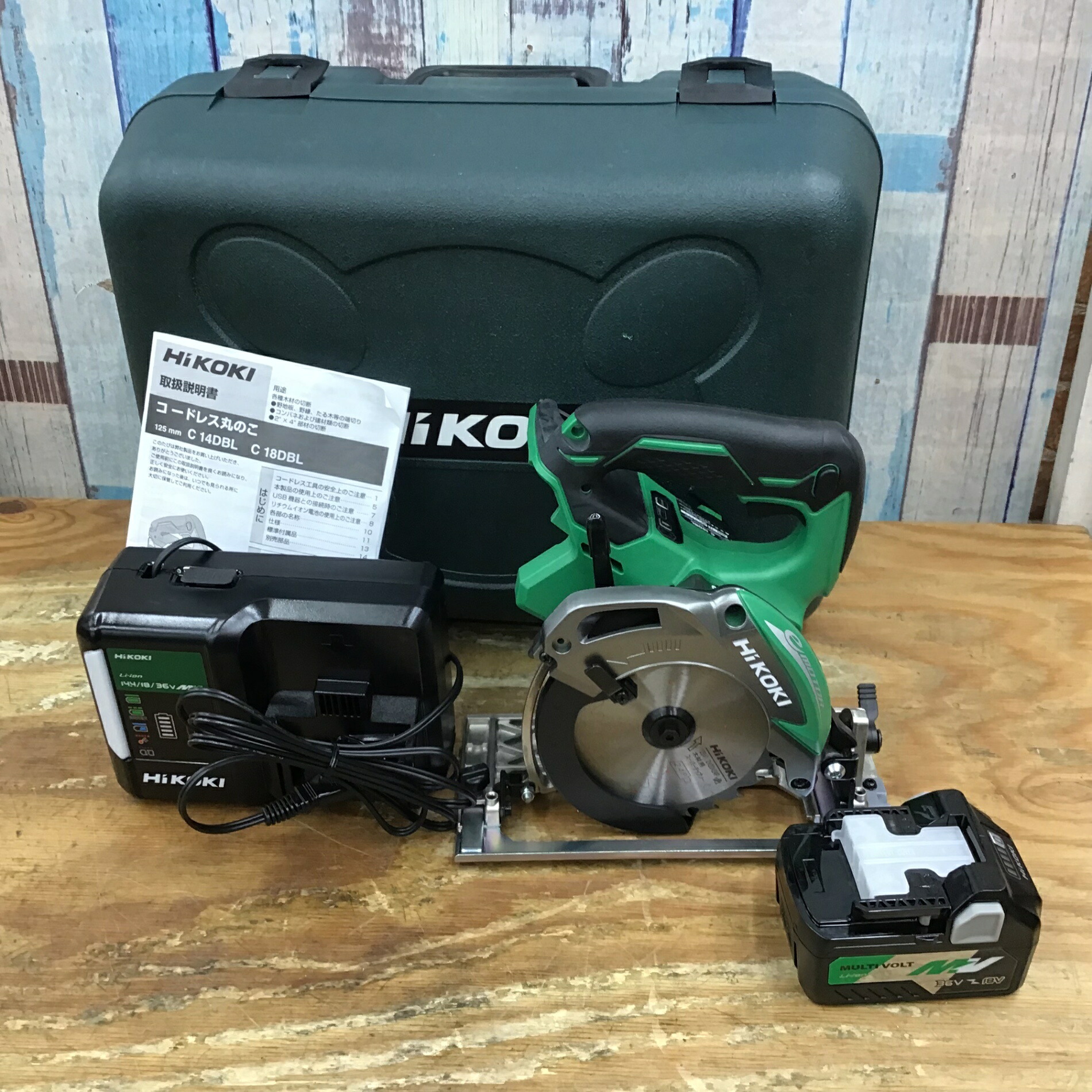 【新古】★ハイコーキ(HIKOKI ※旧:日立工機) コードレス丸のこ C18DBL(LXPK)【岩槻店】