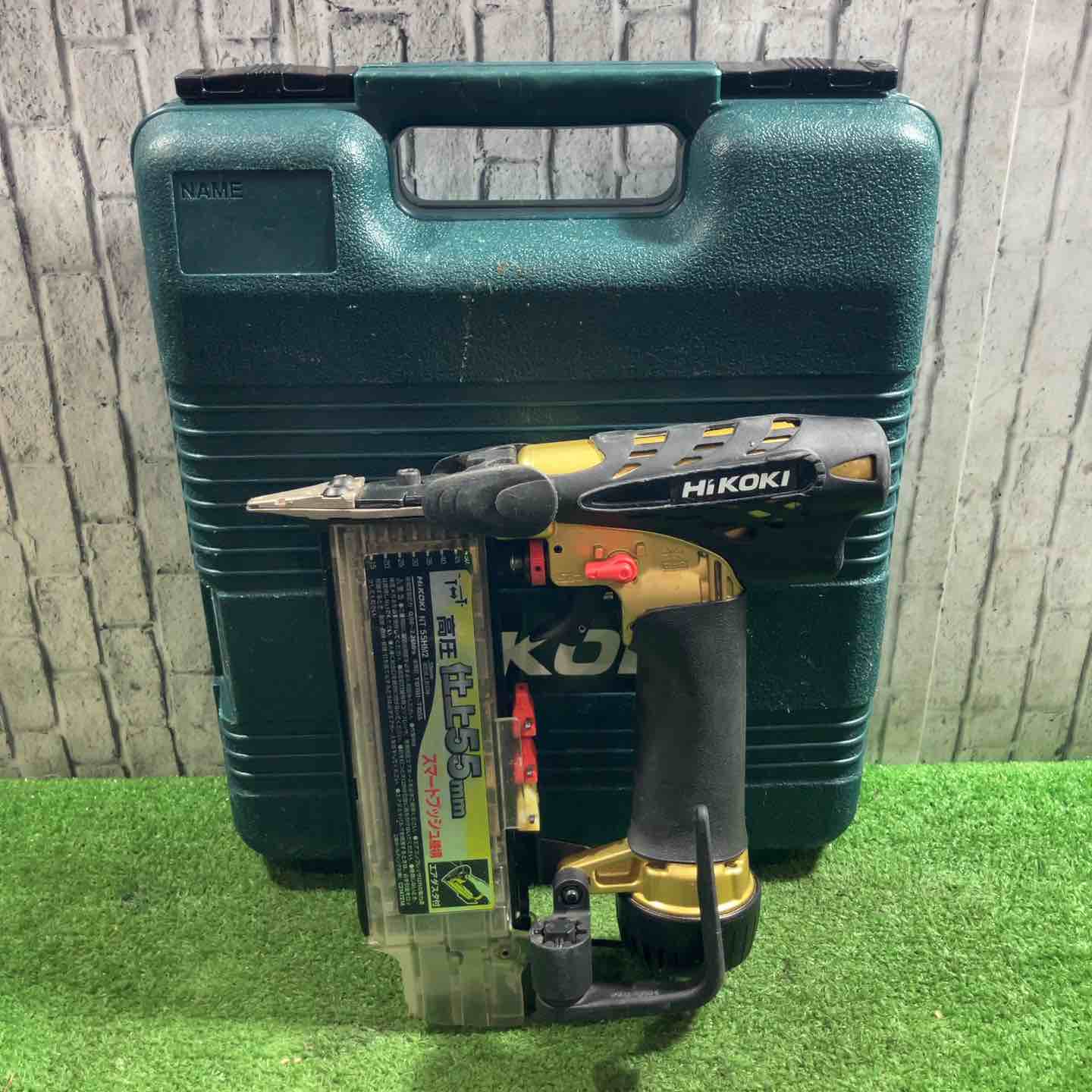 【中古】★ハイコーキ(HIKOKI ※旧:日立工機) 高圧フィニッシュネイラ NT55HM2【三角江店】