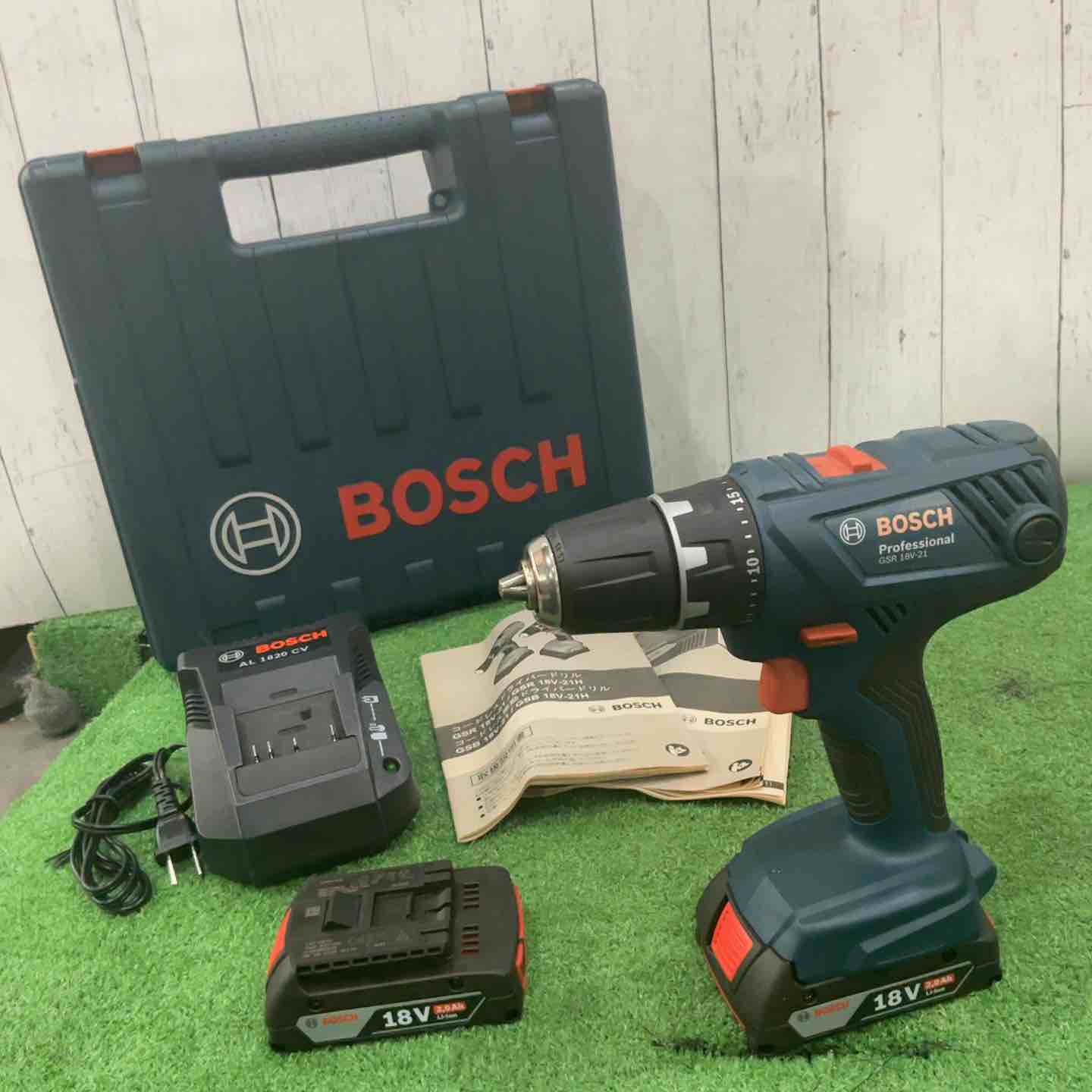 【新古】◇ボッシュ(BOSCH) コードレスドライバドリル GSR18V-21 18V フルセット【三角江店】