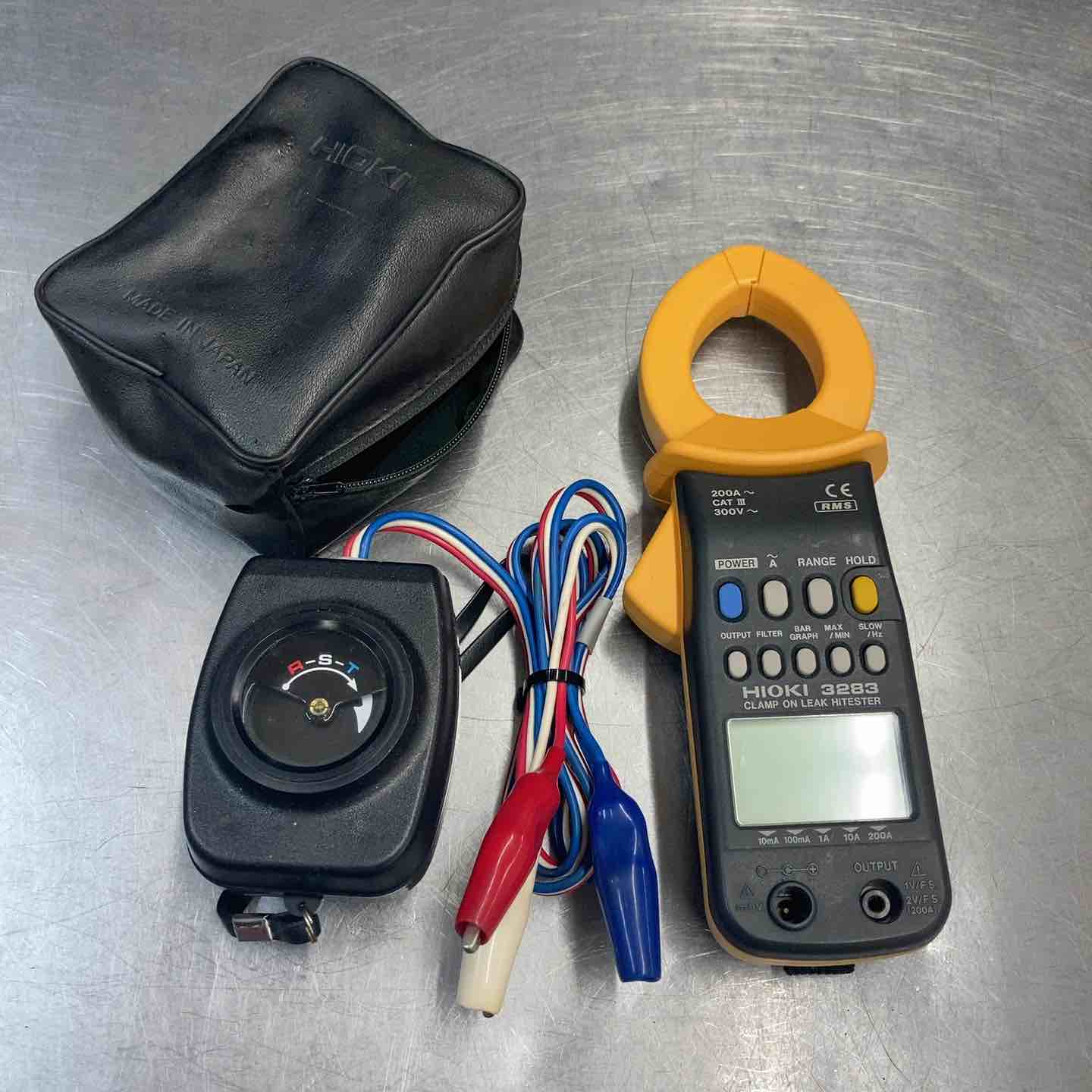 【中古】【中古品】 HIOKI(日置電機) 三相遣り取り検相器3122 クランプオンリークハイテスタ 3283 2個仕掛ける 【東大和店】