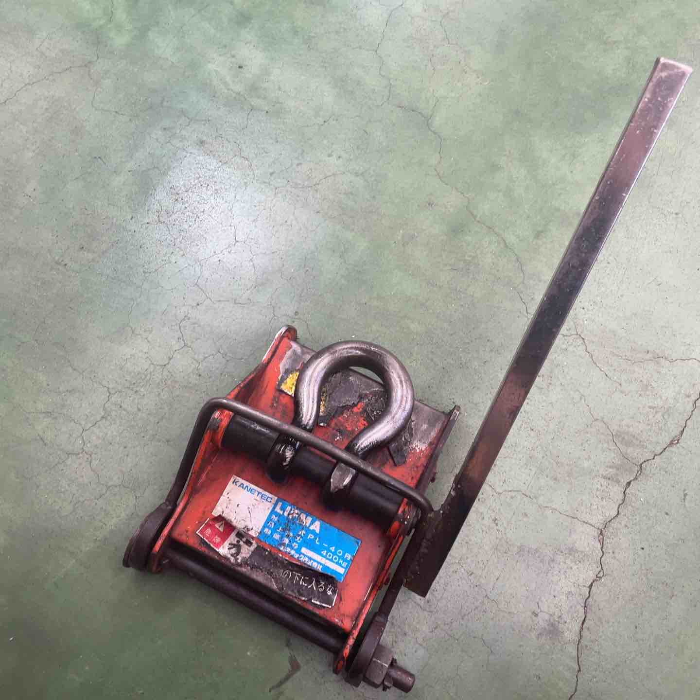 【中古】カネテック(KANETEC) 永磁リフティングマグネット PL-40B 【桶川店】