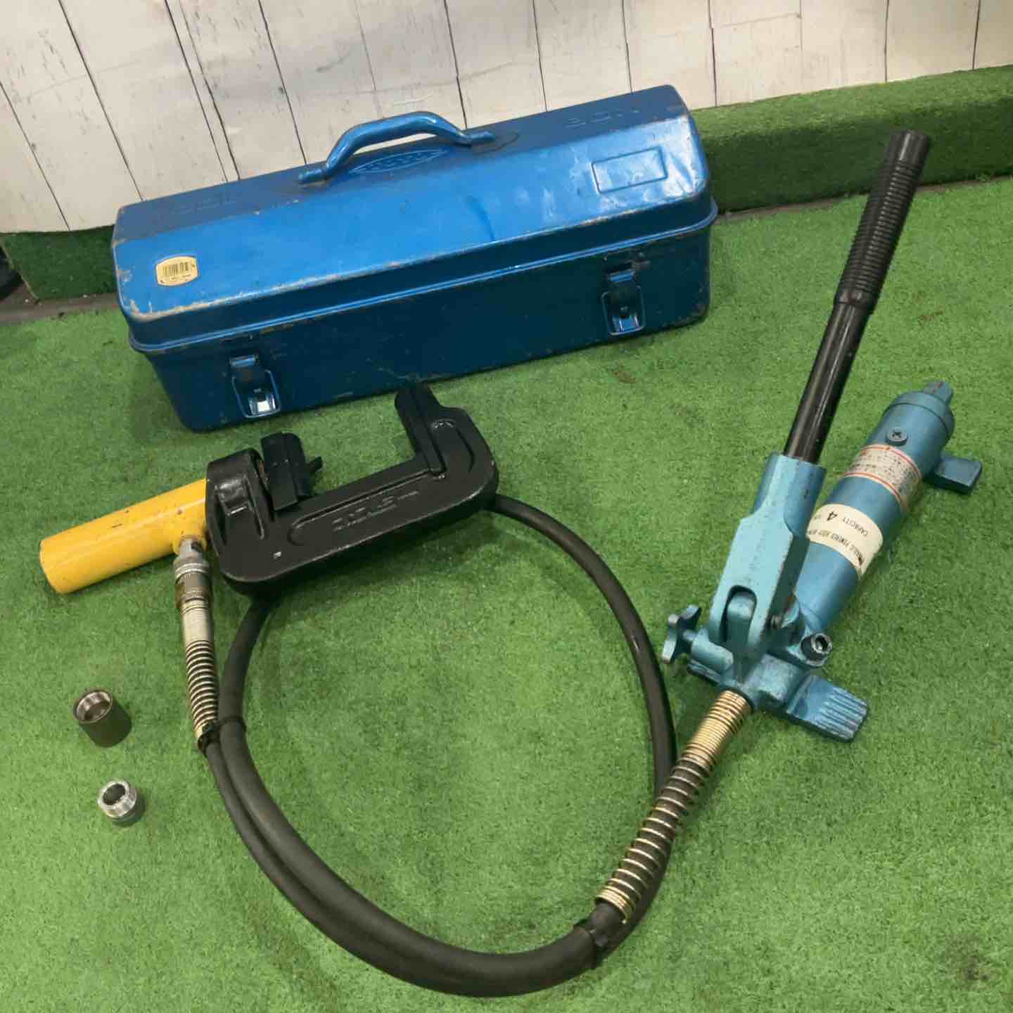 【中古】オスター 断水機+手動油圧揚水機書き割り 動くこと突きとめる済【三角江店】