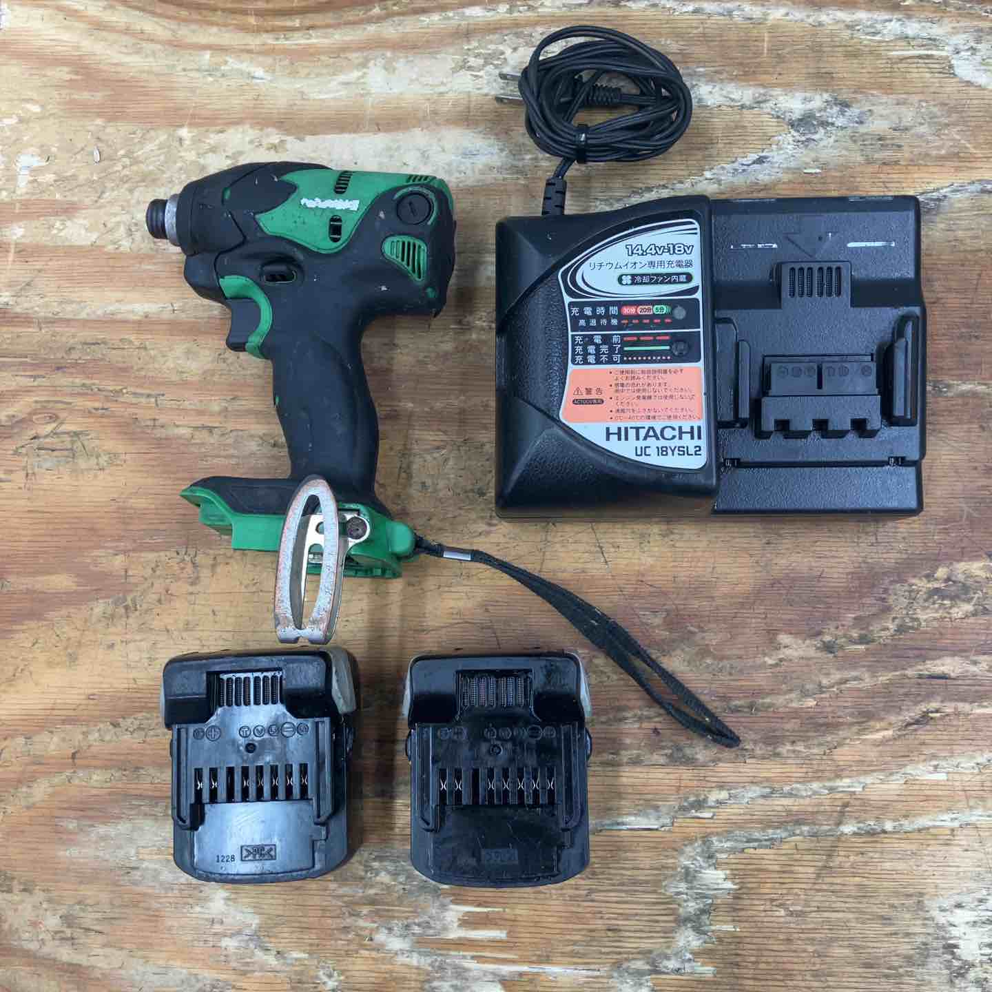 【中古】◇ハイコーキ(HIKOKI ※旧:日立工機) コードレスインパクトドライバ WH14DSL(2SLCK)【柏店】