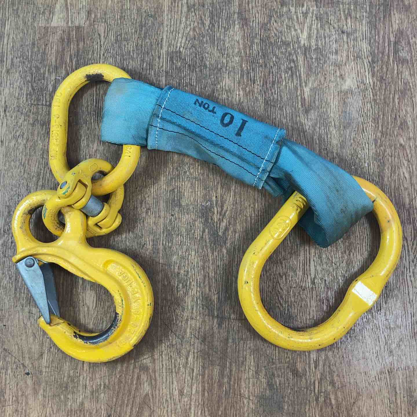 【中古】YOKE 吊具 10t 引っ掛かり 御師匠さん繋がり カップリング 1本【岩槻店】