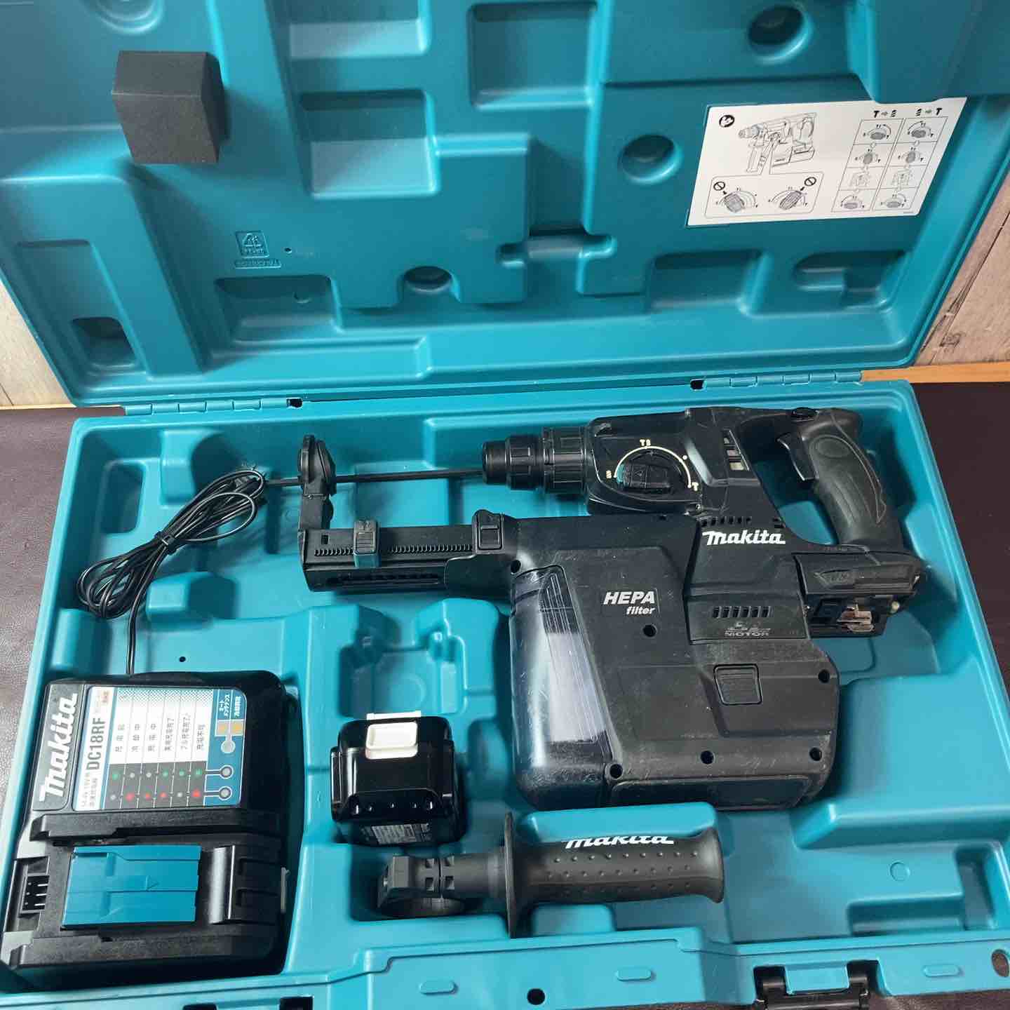 【中古】【中古品】マキタ(makita) コードレスハンマドリル HR244DRGXV 集じん取り合わせ嘱する【東大和店】