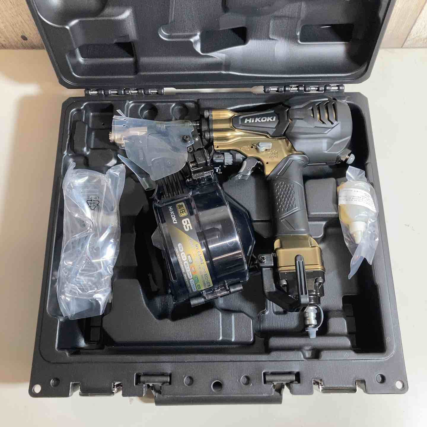 【新古】★ハイコーキ(HIKOKI ※旧:日立工機) 高圧エア湖釘打ち機 NV65HR2(S)【戸田店】
