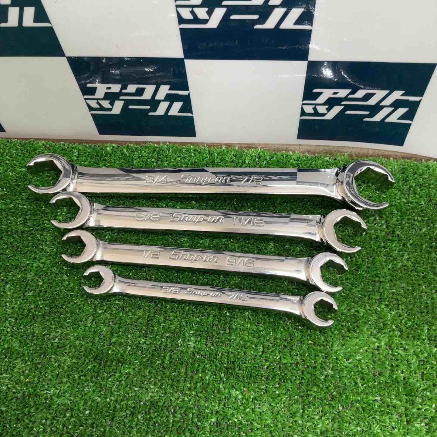 【中古】スナップオン(Snap-on) フレアナットレンチセット RXFS2428B/2022B/1618B/1214B ※4本書き割り【草加店】