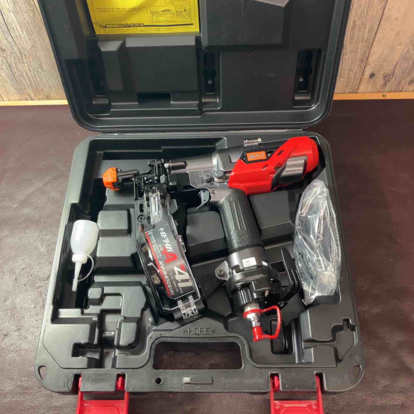 【中古】【中古美品】★マックス(MAX) 高圧エア湖螺子釘打ち機 HV-R41G6(D)-G【東大和店】