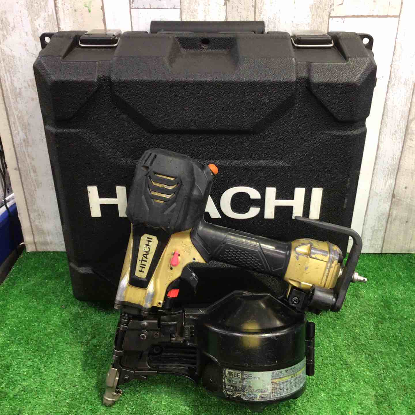【中古】★ハイコーキ(HIKOKI ※旧:日立工機) 高圧エア湖釘打ち機 NV65HR(N)【町田店】