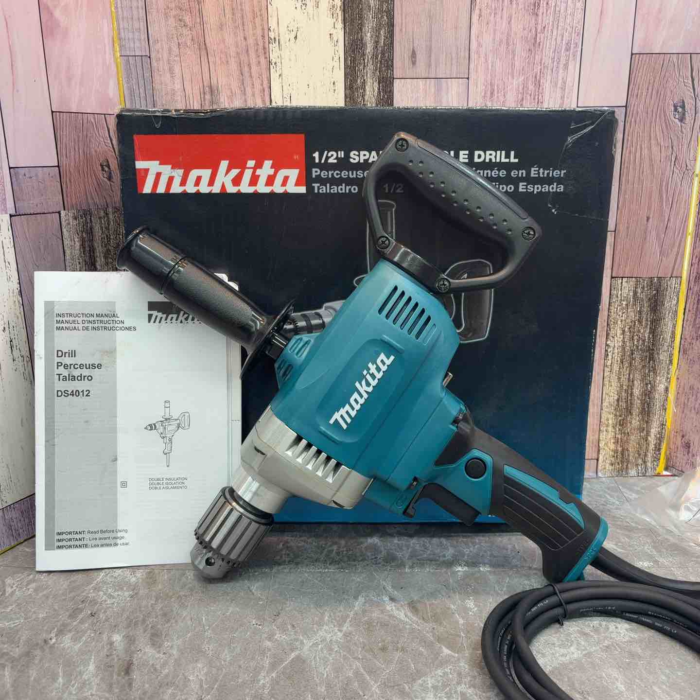 【新古】▼Makita マキタ DS4012 Spade Handle Drill, 1/2-Inch 【八潮店】