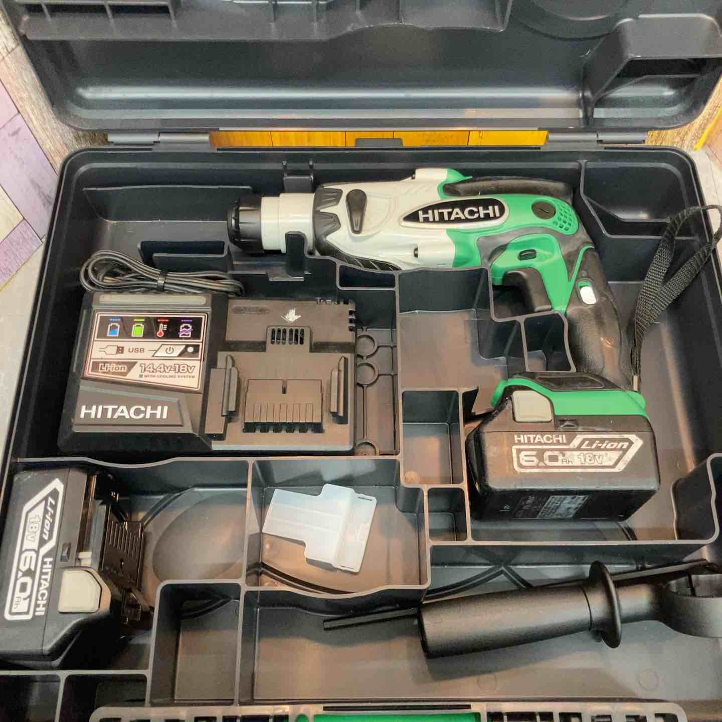 【中古】★ハイコーキ(HIKOKI ※旧:日立工機) コードレスハンマドリル DH18DSL(2LYPK)(L)【八潮店】