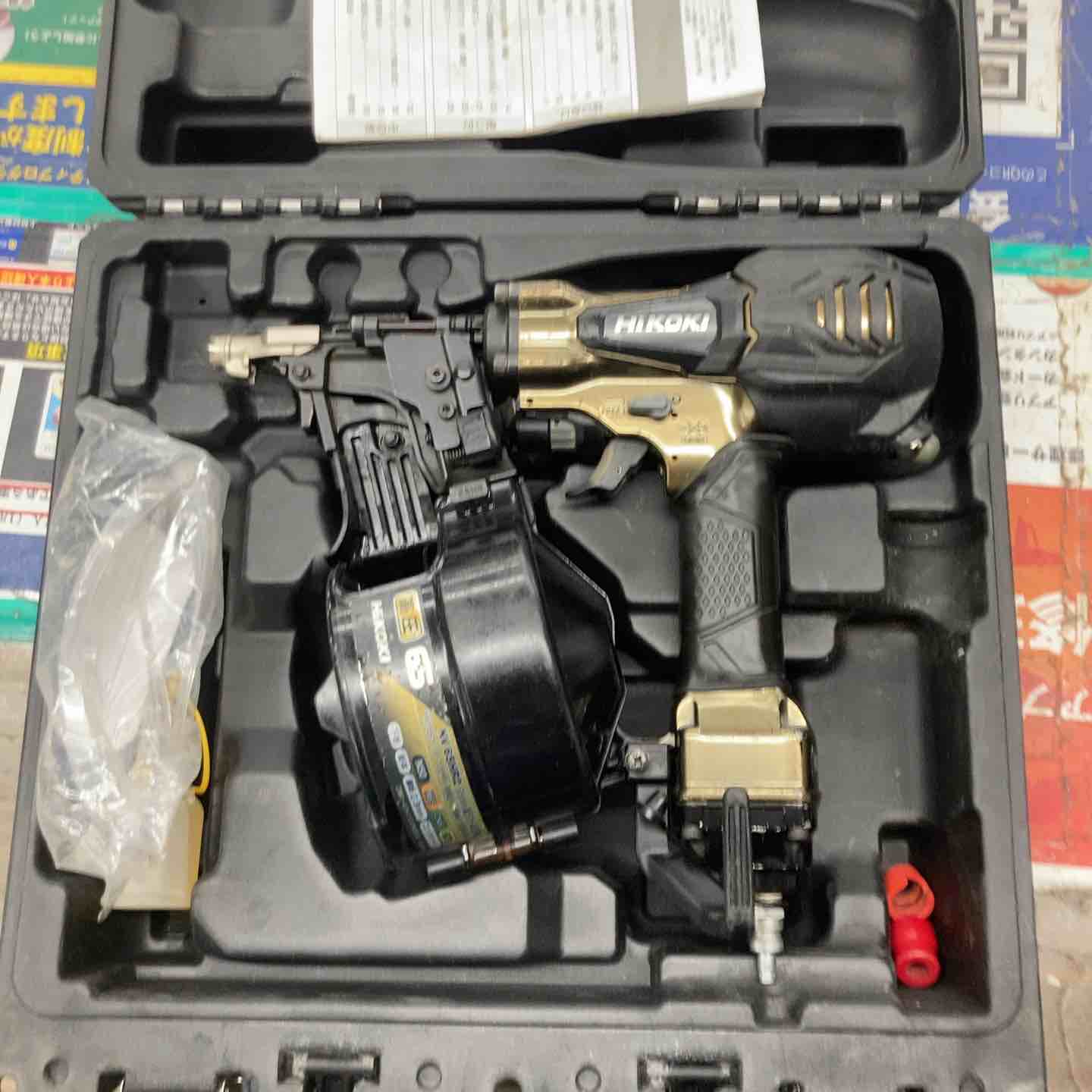 【中古】★ハイコーキ(HIKOKI ※旧:日立工機) 高圧大気圏釘打ち機 NV65HR2(S)【戸田店】